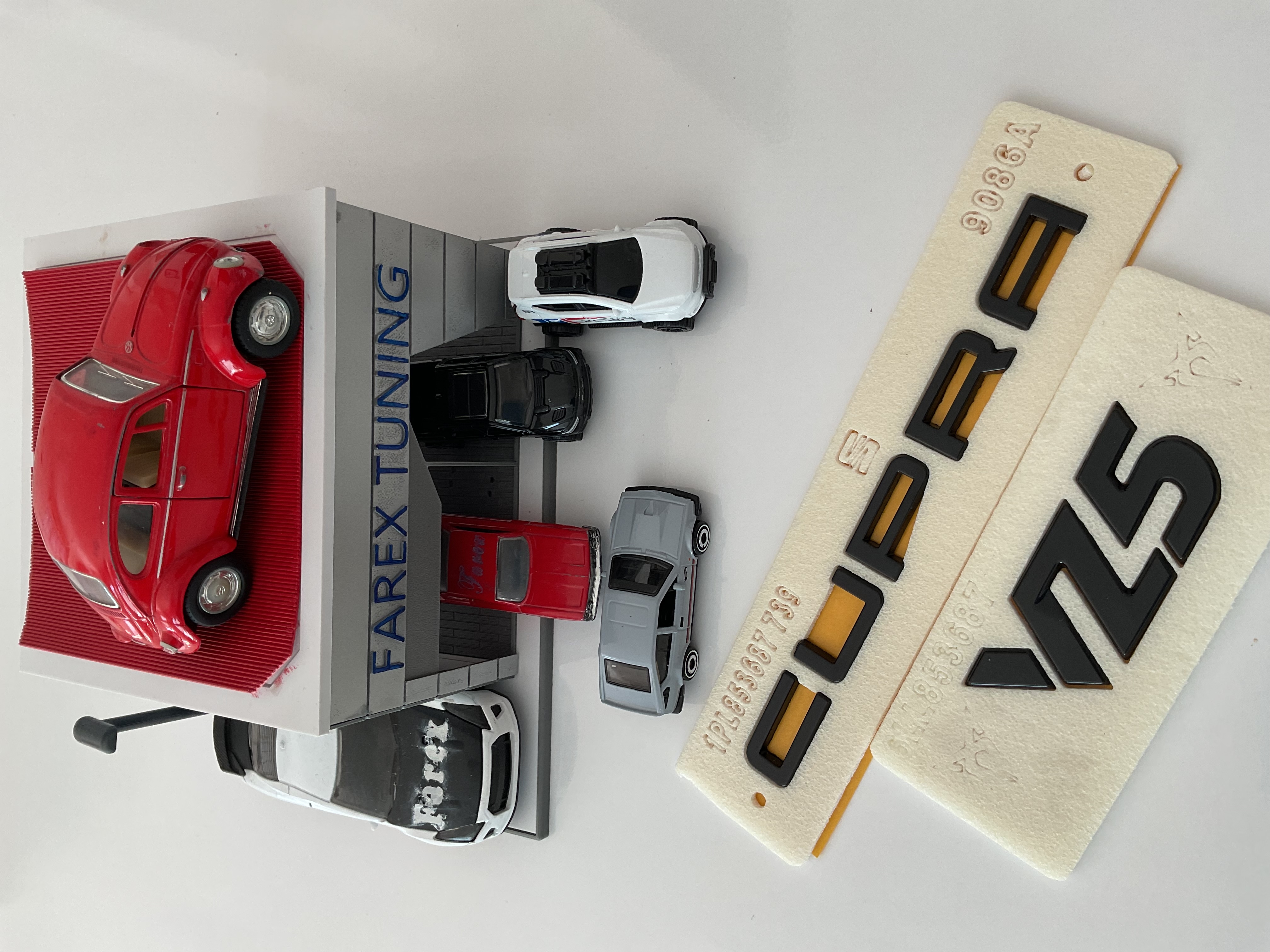 Cupra Uyumlu Cupra Kısa Model ve VZ5 Piano Black Bagaj Yazısı 3M 3D ABS