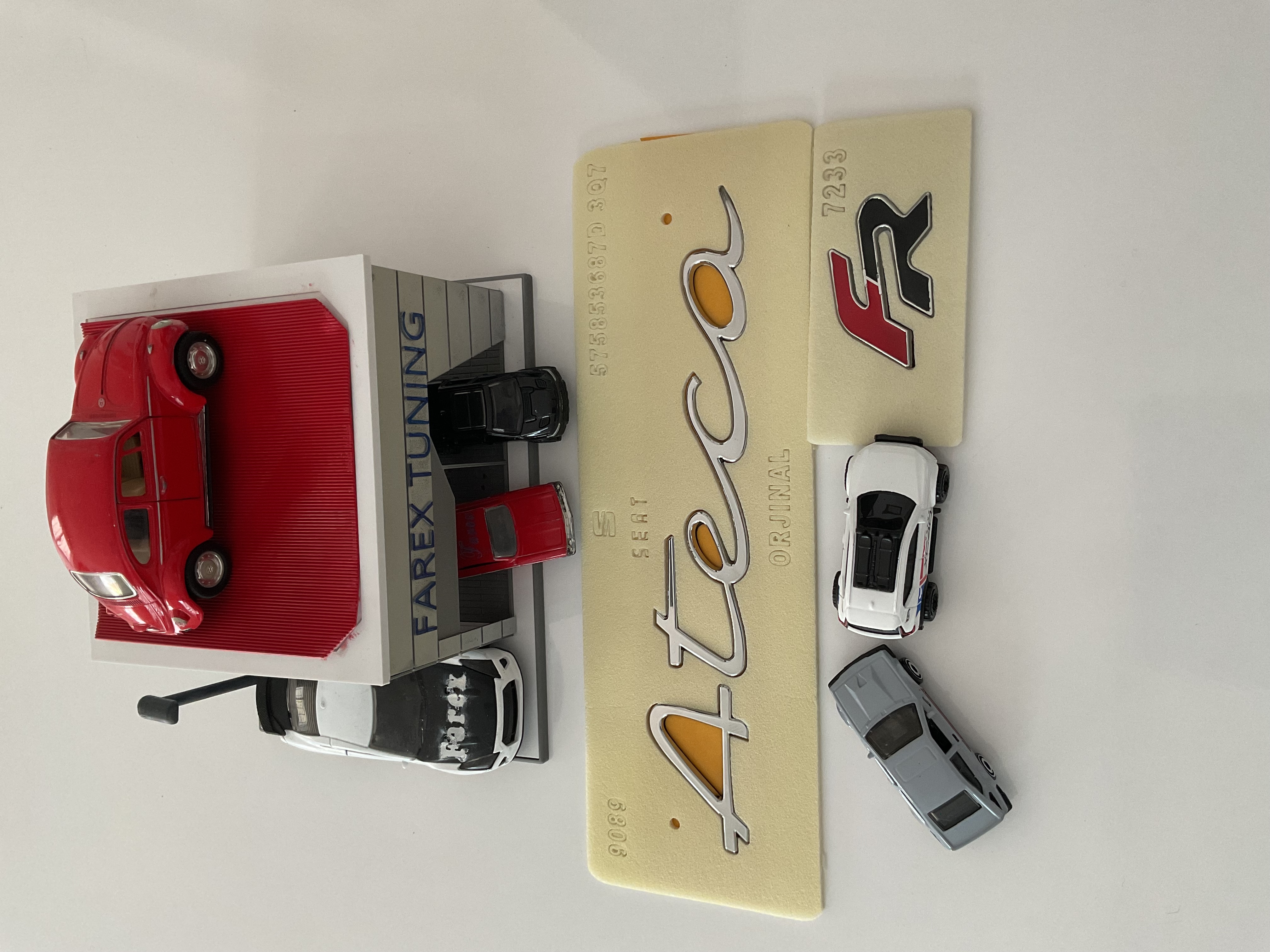 Seat Ateca İmza ve FR Krom Bagaj Yazısı Seti 2’li 3M 3D ABS