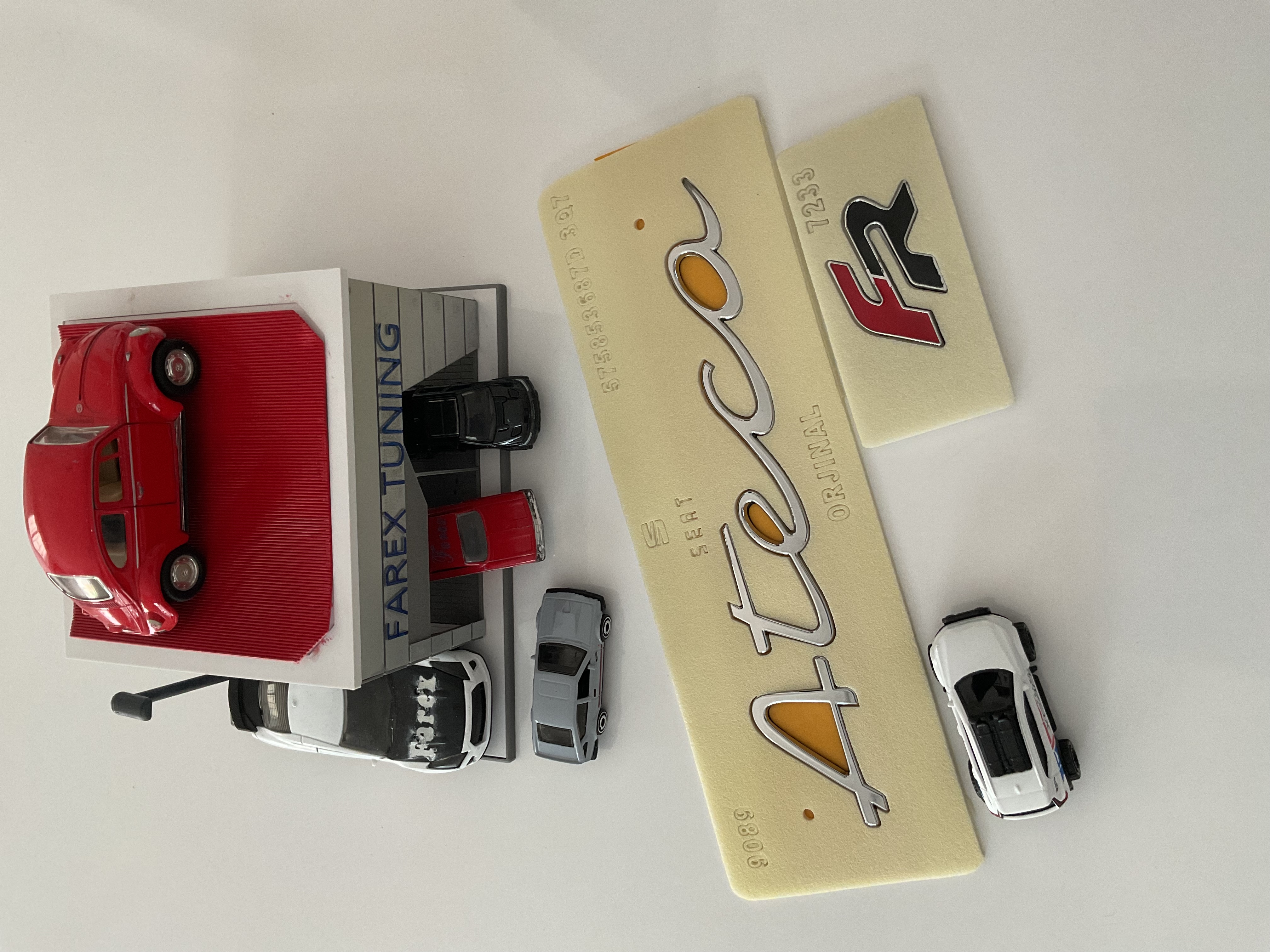 Seat Ateca İmza ve FR Krom Bagaj Yazısı Seti 2’li 3M 3D ABS