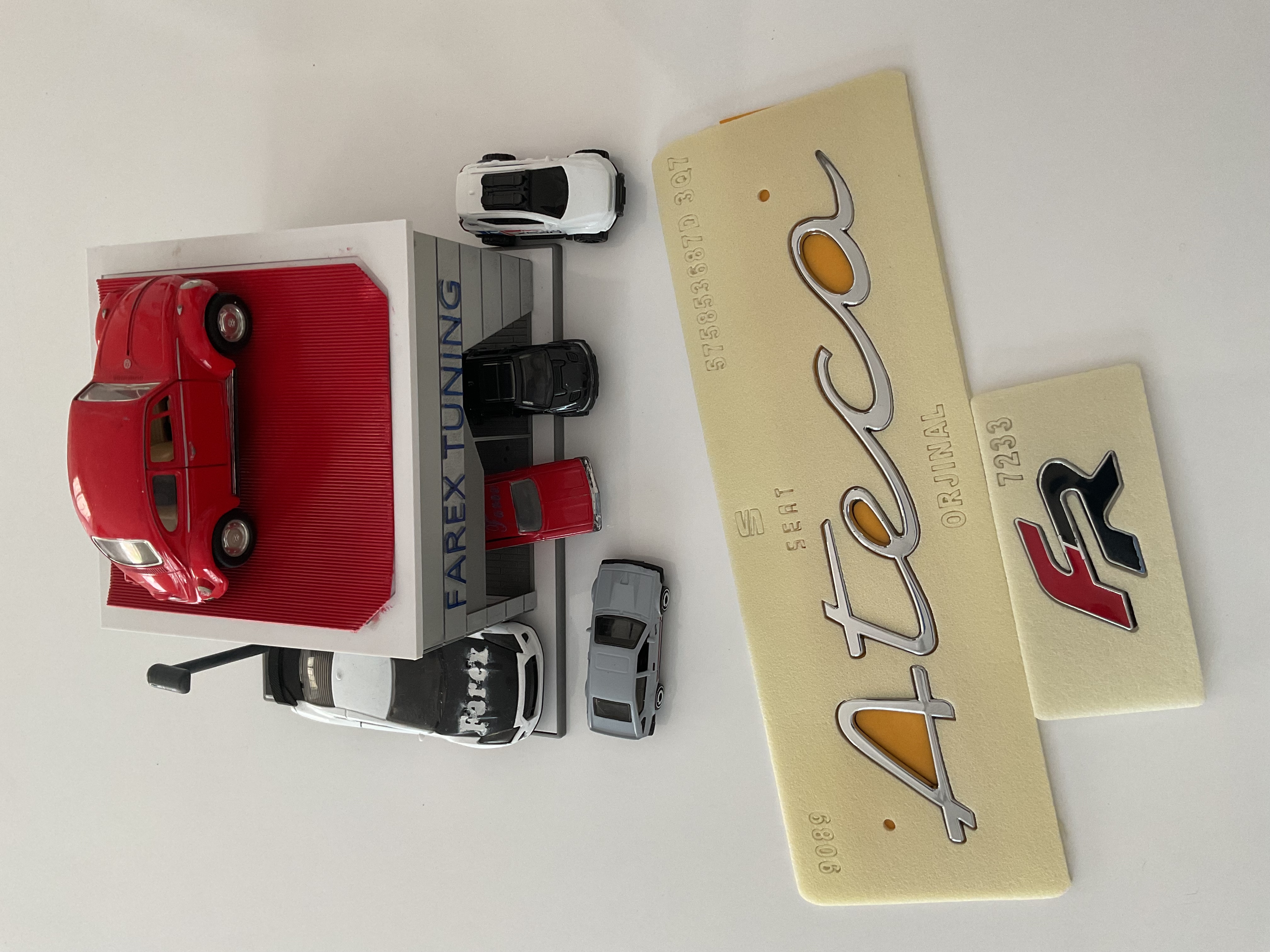 Seat Ateca İmza ve FR Krom Bagaj Yazısı Seti 2’li 3M 3D ABS