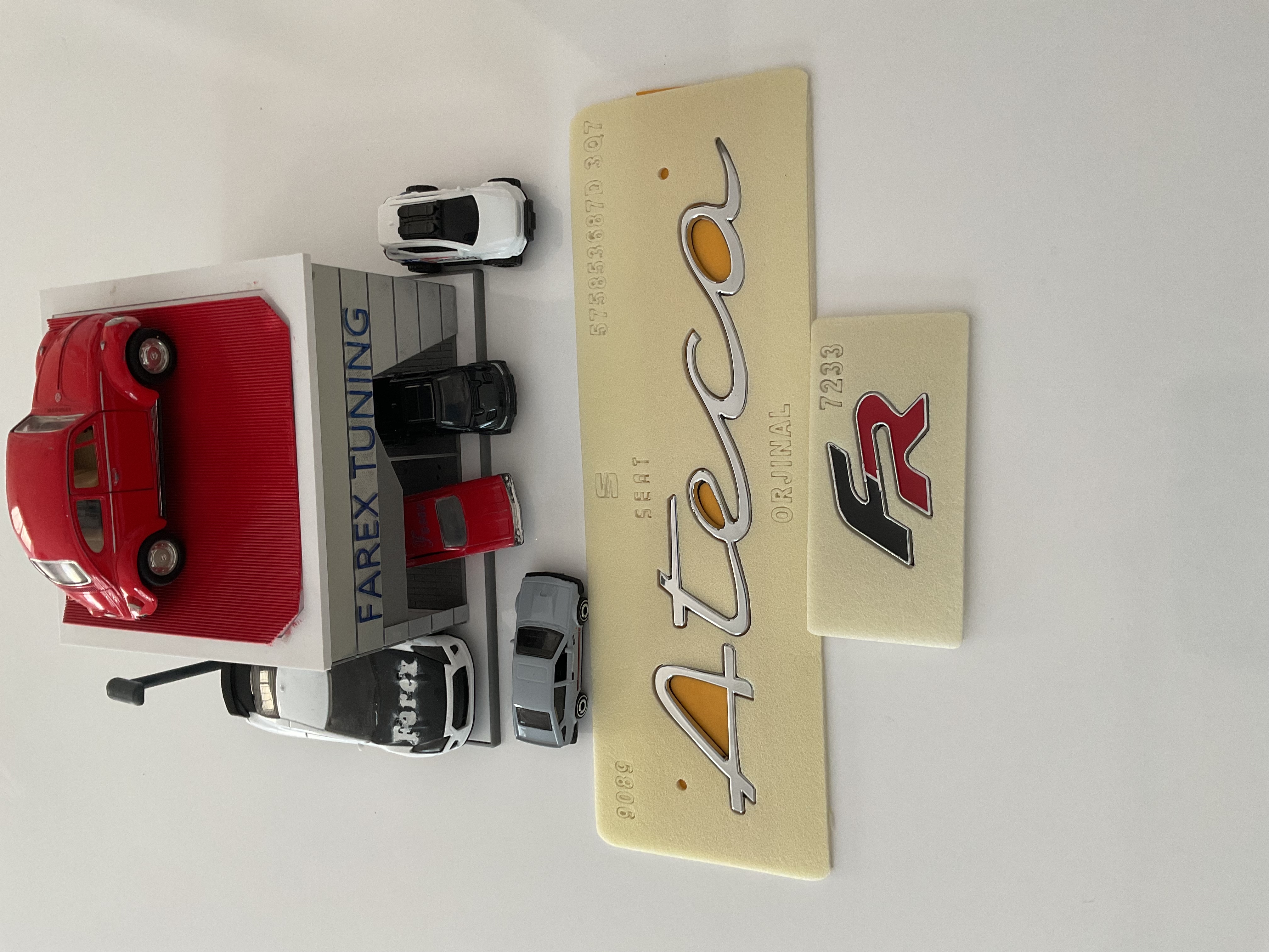 Seat Ateca İmza ve FR Krom Bagaj Yazısı Seti 2’li 3M 3D ABS