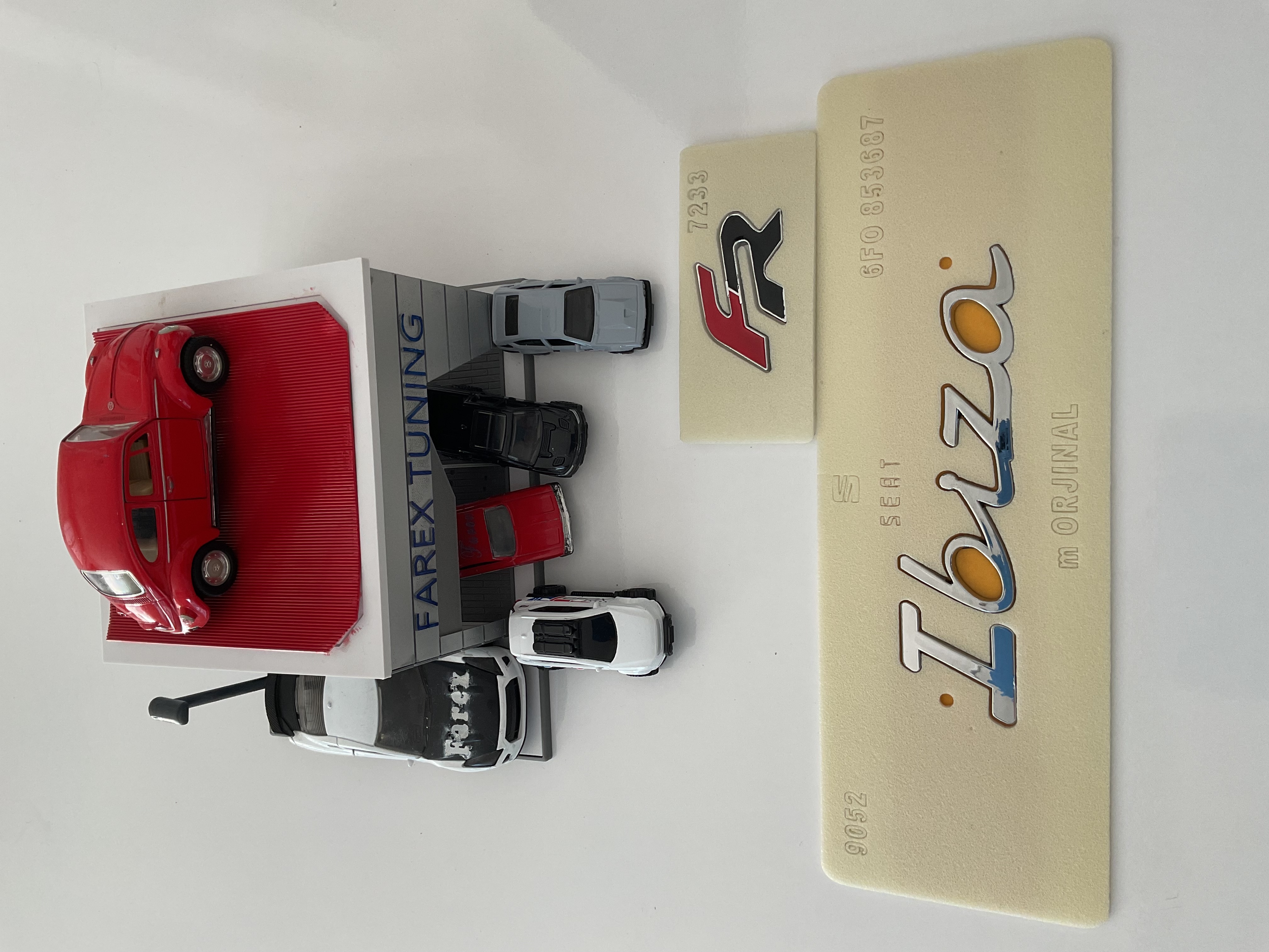 Seat İbiza İmza ve FR Krom Bagaj Yazısı Seti 2’li 3M 3D ABS