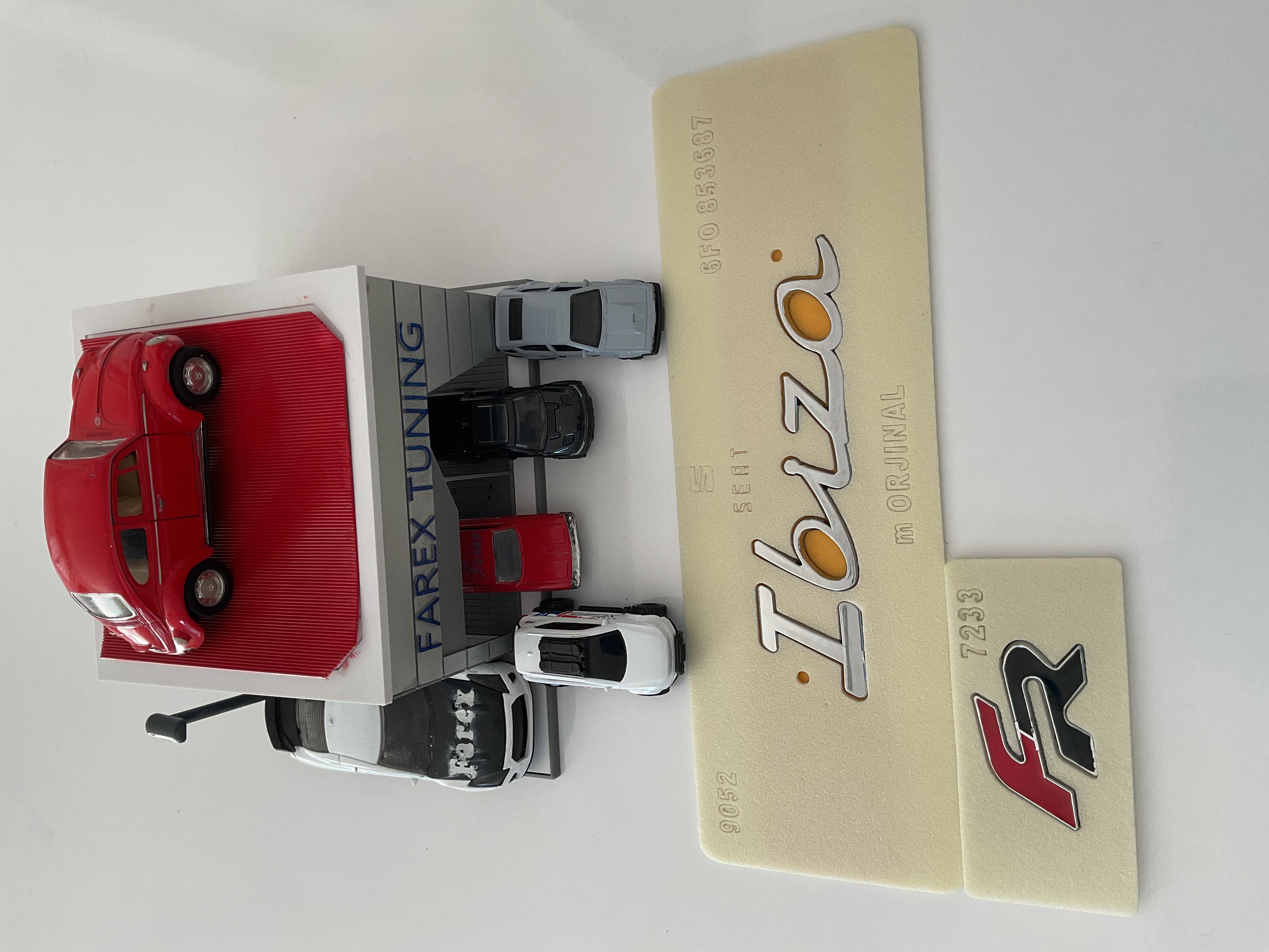 Seat İbiza İmza ve FR Krom Bagaj Yazısı Seti 2’li 3M 3D ABS