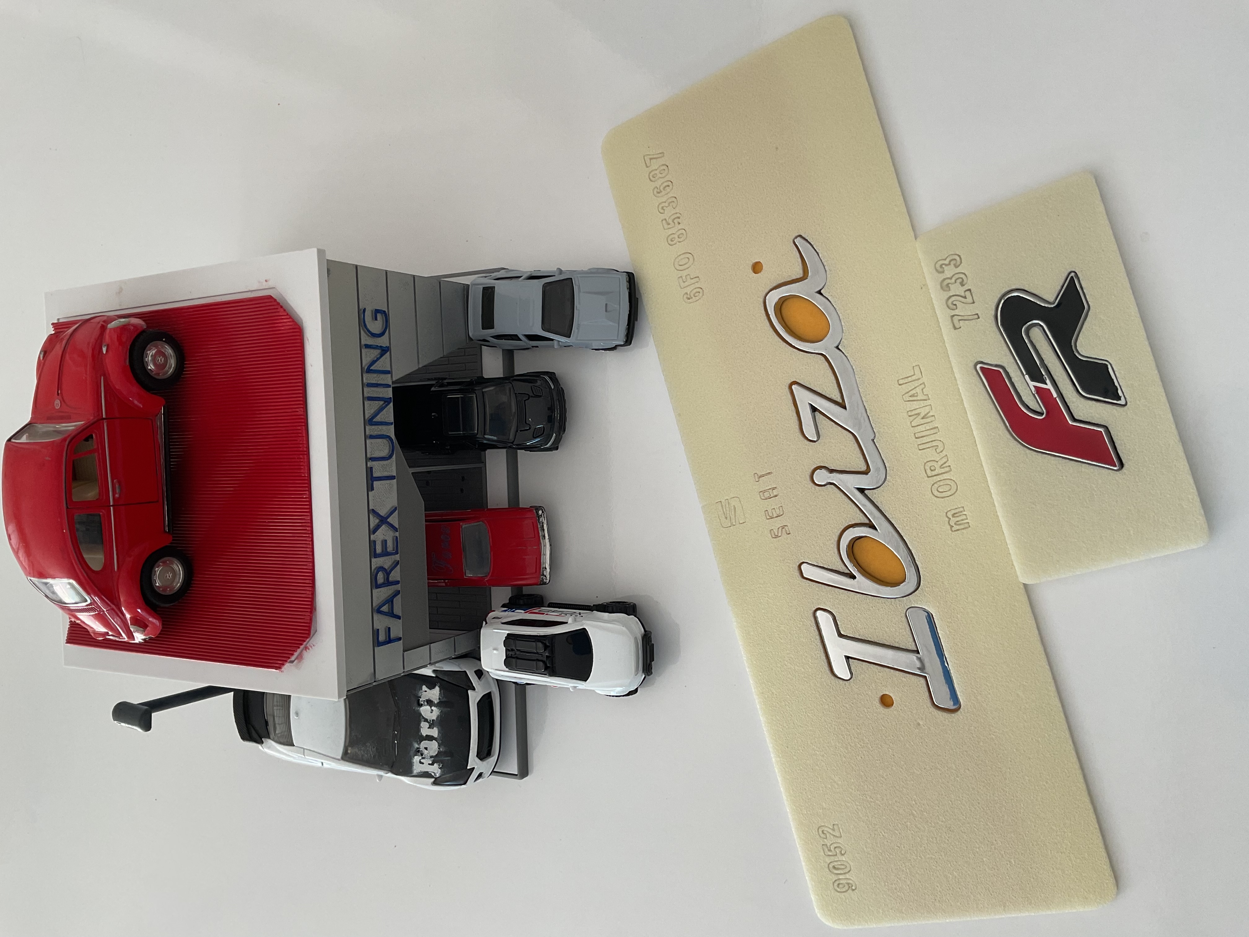 Seat İbiza İmza ve FR Krom Bagaj Yazısı Seti 2’li 3M 3D ABS