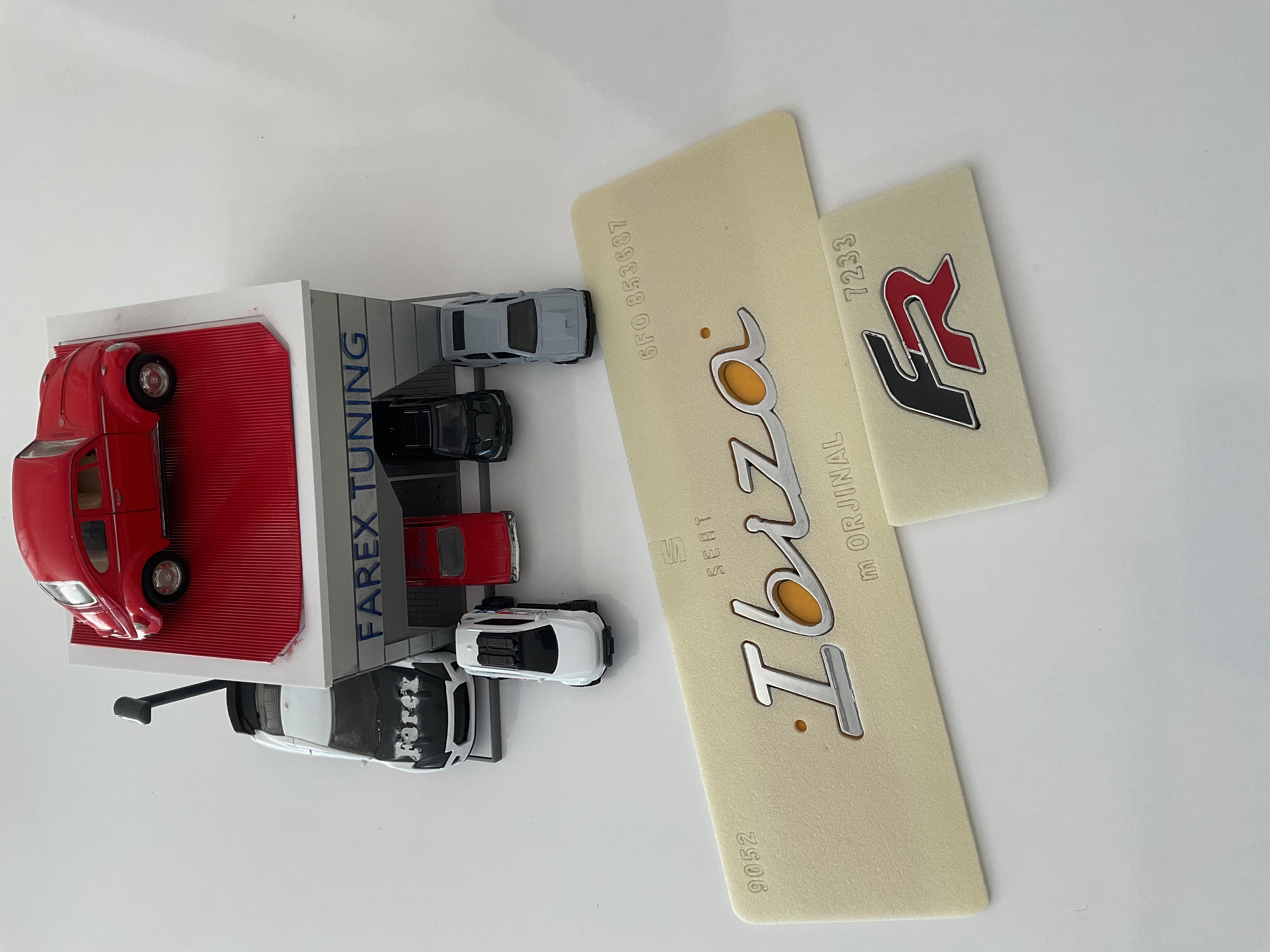 Seat İbiza İmza ve FR Krom Bagaj Yazısı Seti 2’li 3M 3D ABS