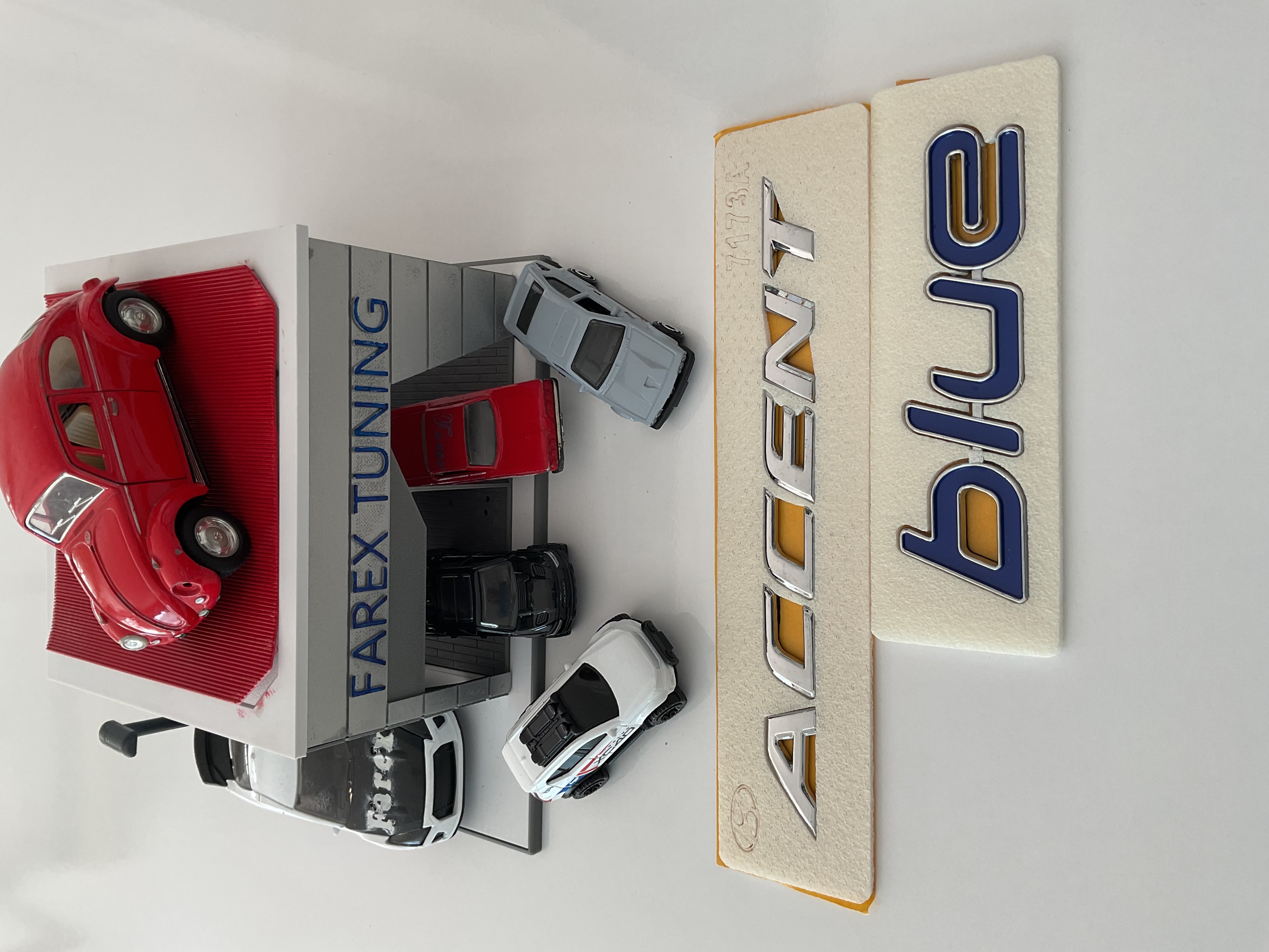 Hyundai Accent ve Blue ( Büyük ) Krom Bagaj Yazısı Seti 3M 3D ABS