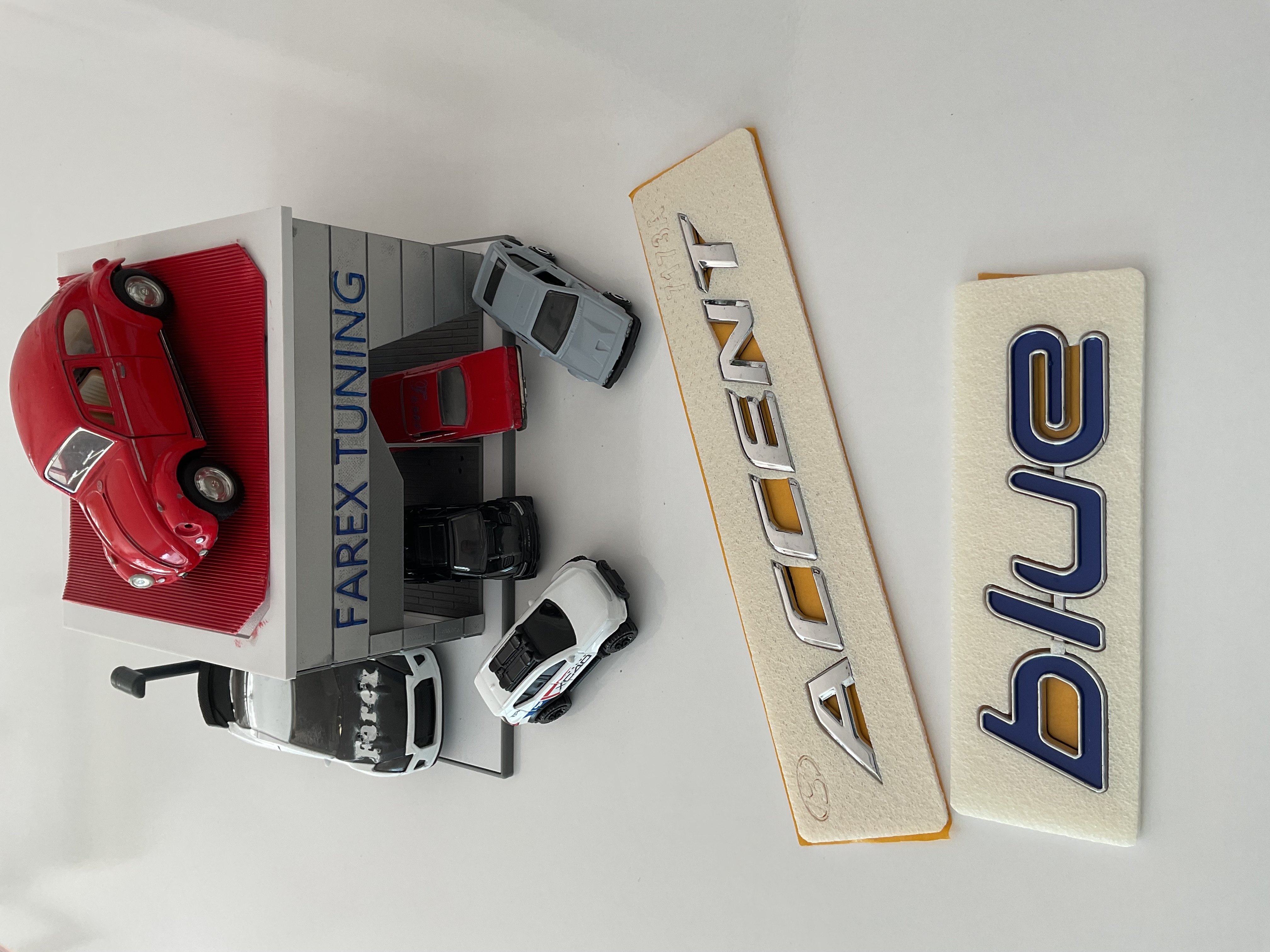 Hyundai Accent ve Blue ( Büyük ) Krom Bagaj Yazısı Seti 3M 3D ABS