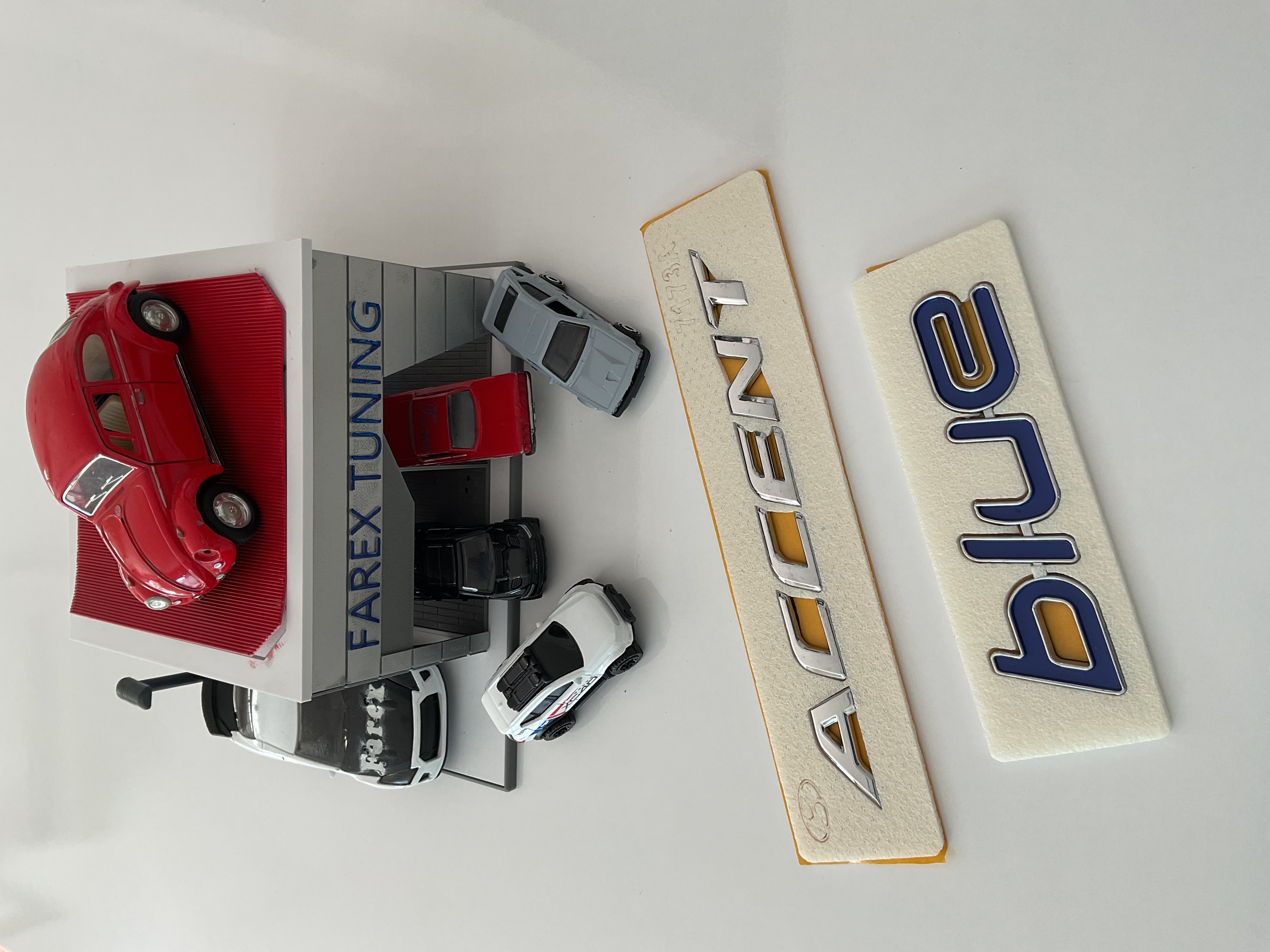 Hyundai Accent ve Blue ( Büyük ) Krom Bagaj Yazısı Seti 3M 3D ABS