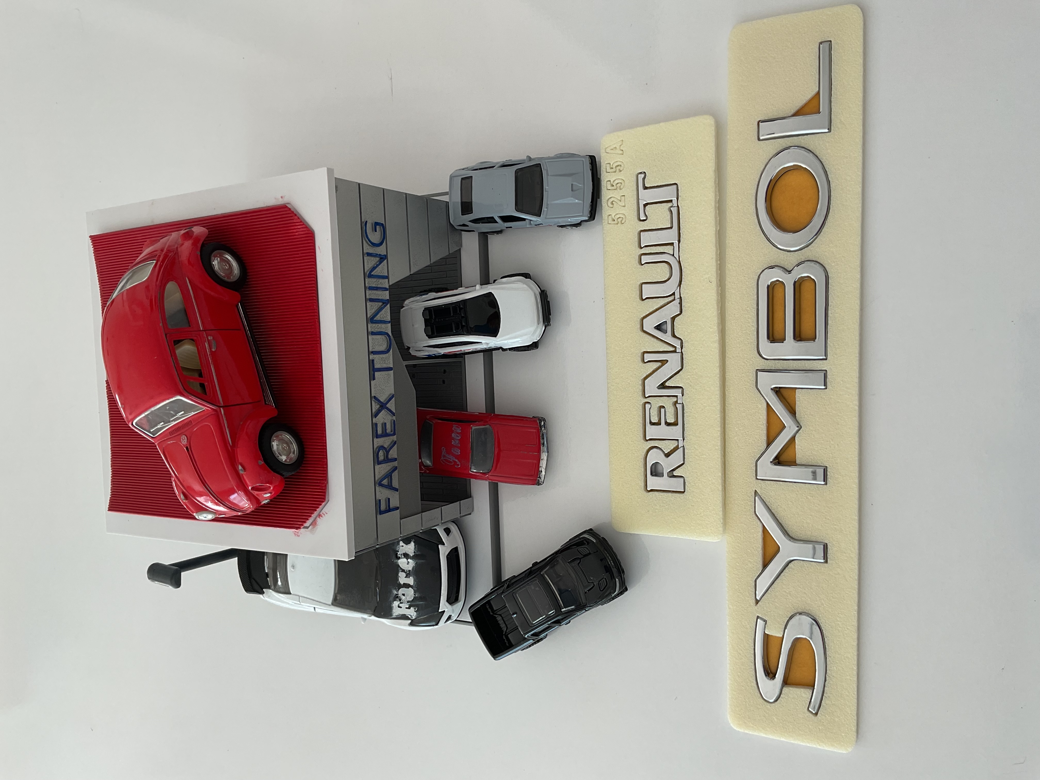 Renault ve Symbol Krom Bagaj Yazısı Seti 2’li 3M 3D ABS