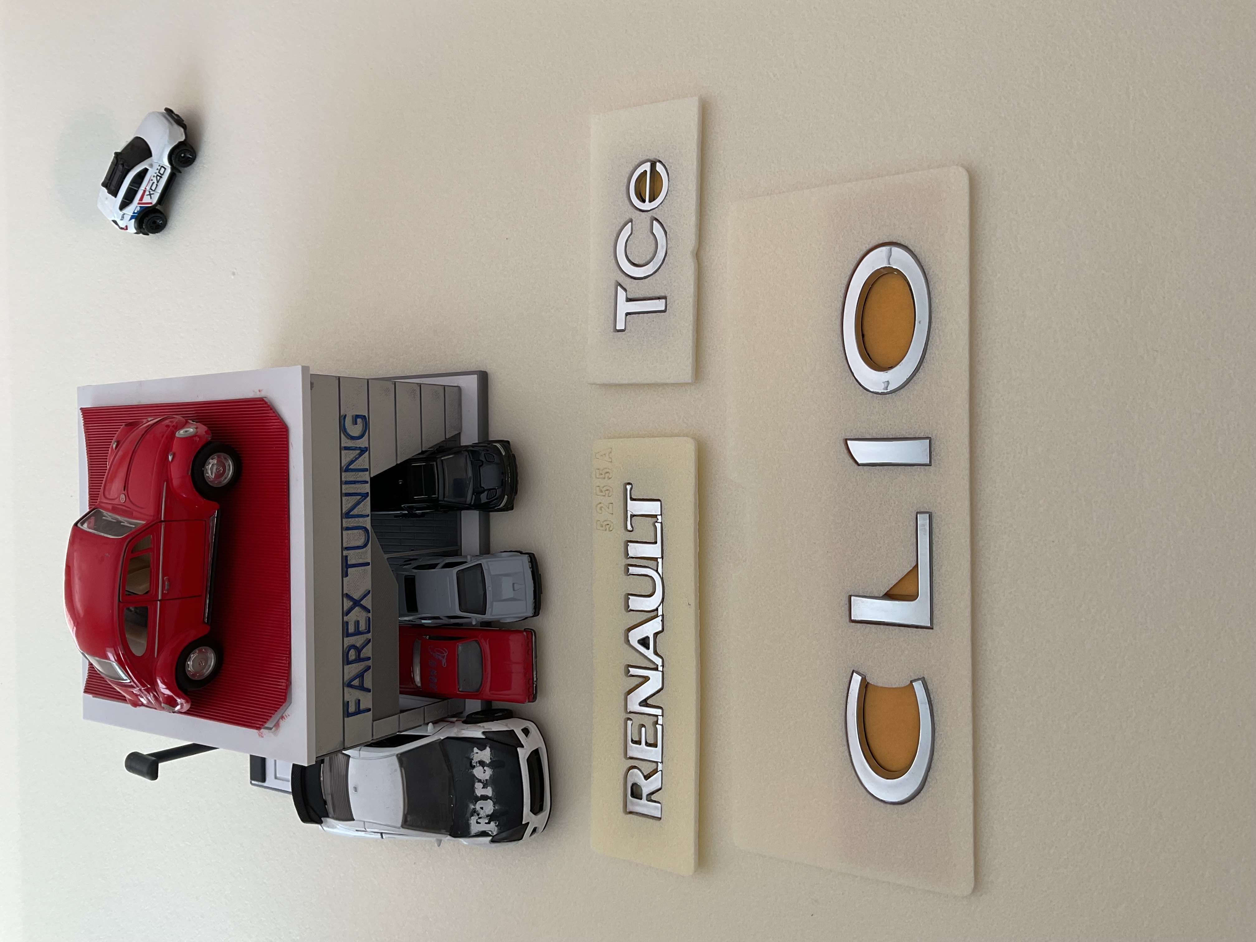 Renault-Clio ve TCE Krom Bagaj Yazısı Seti 3’lü 3M 3D ABS