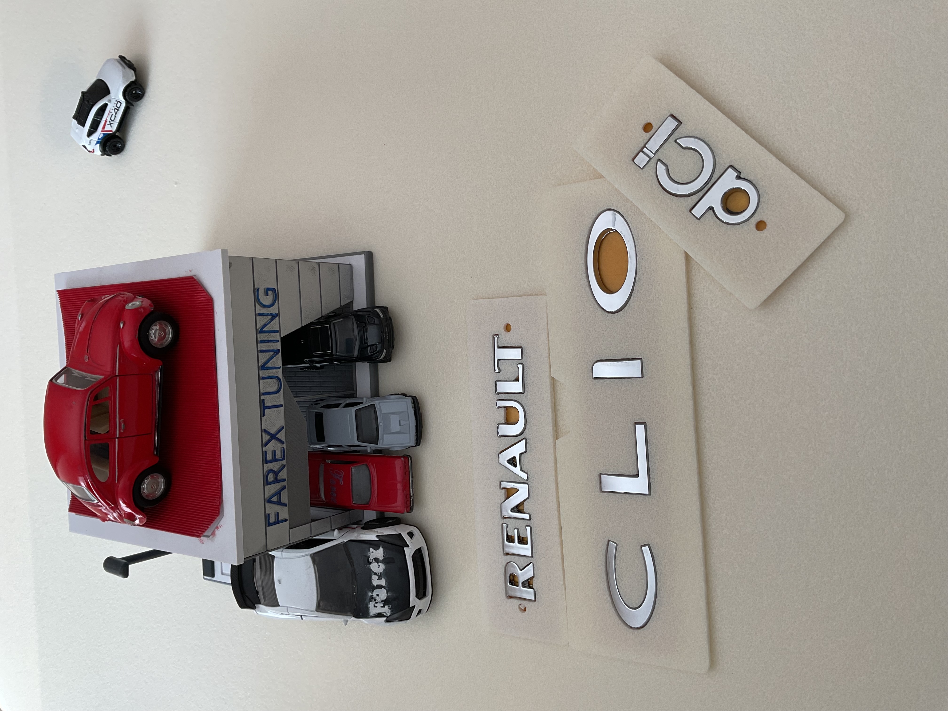 Renault-Clio ve dCi Krom Bagaj Yazısı Seti 3’lü 3M 3D ABS