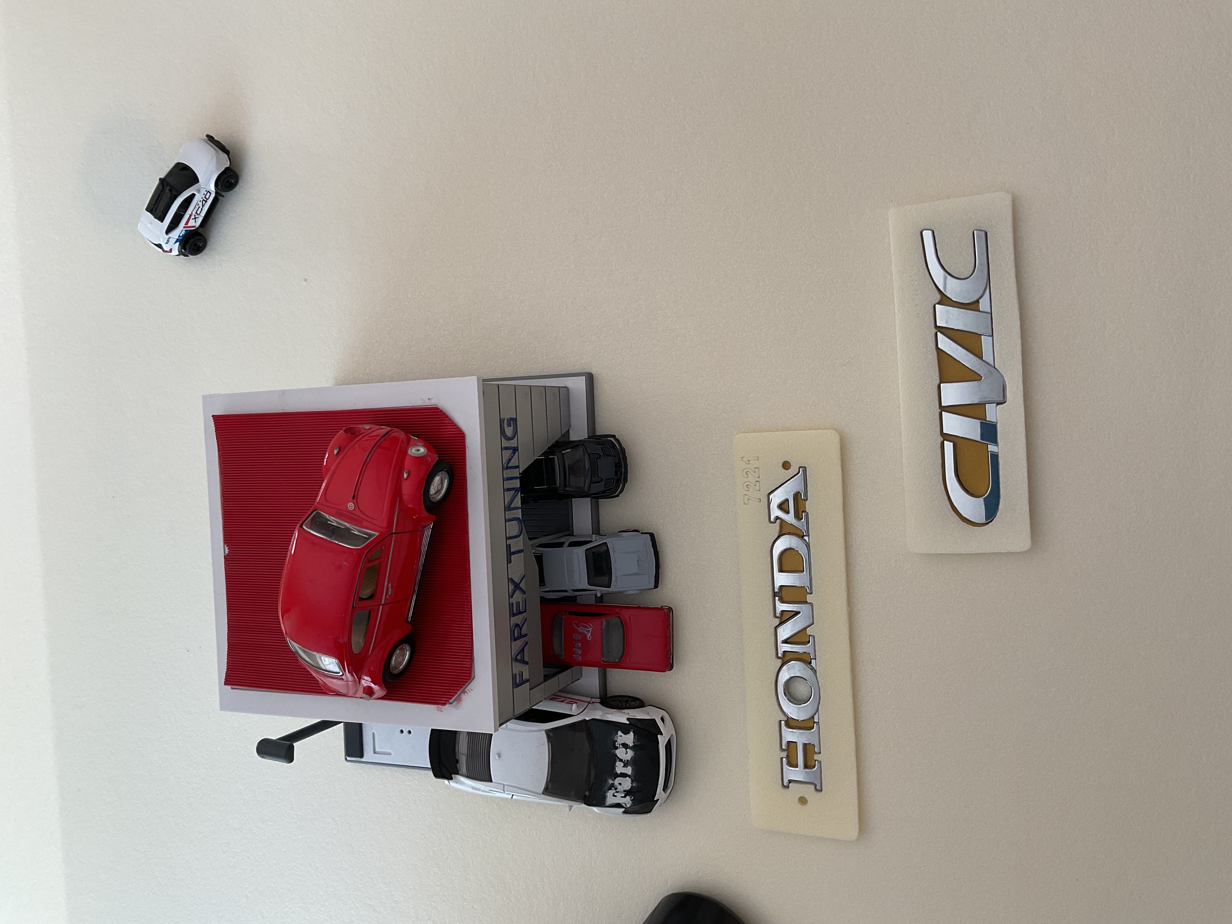 Honda ve Civic Krom Bagaj Yazısı Seti 2’li 3M 3D ABS