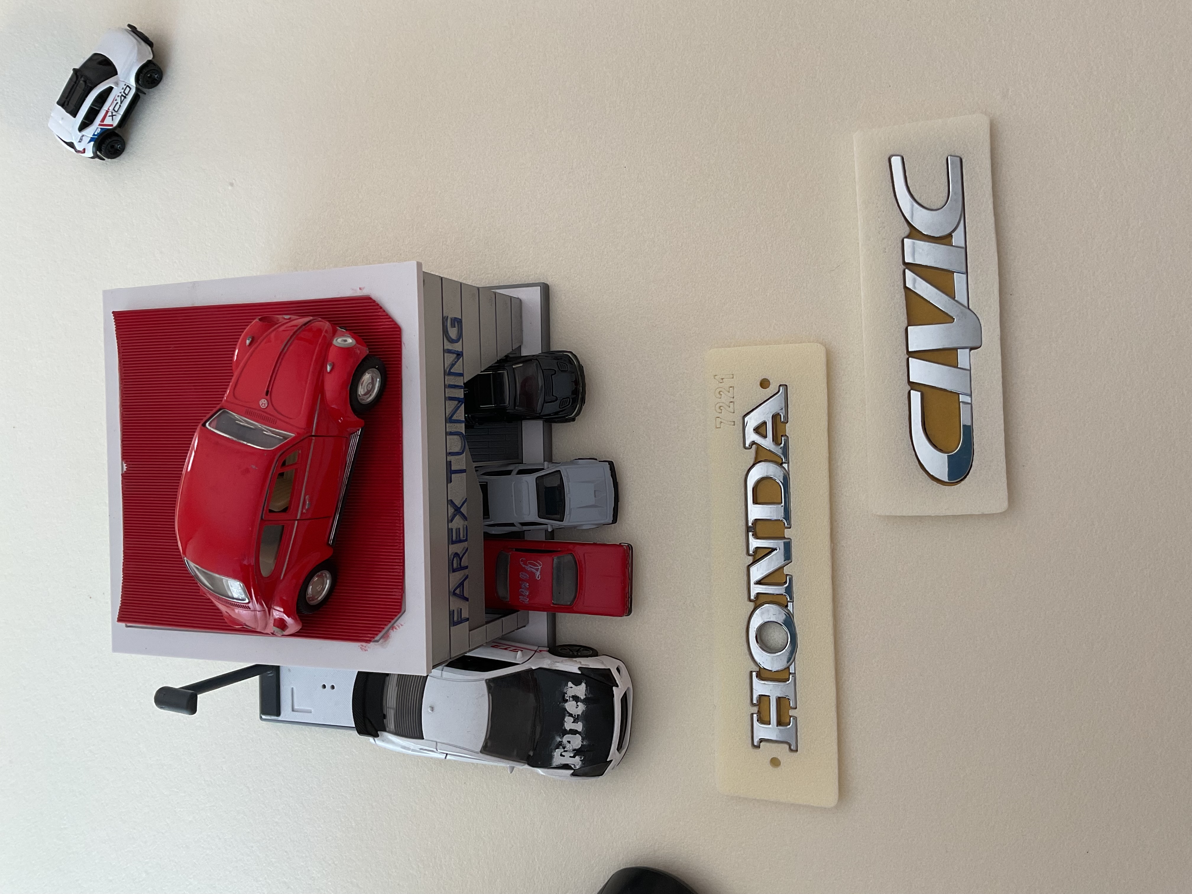 Honda ve Civic Krom Bagaj Yazısı Seti 2’li 3M 3D ABS