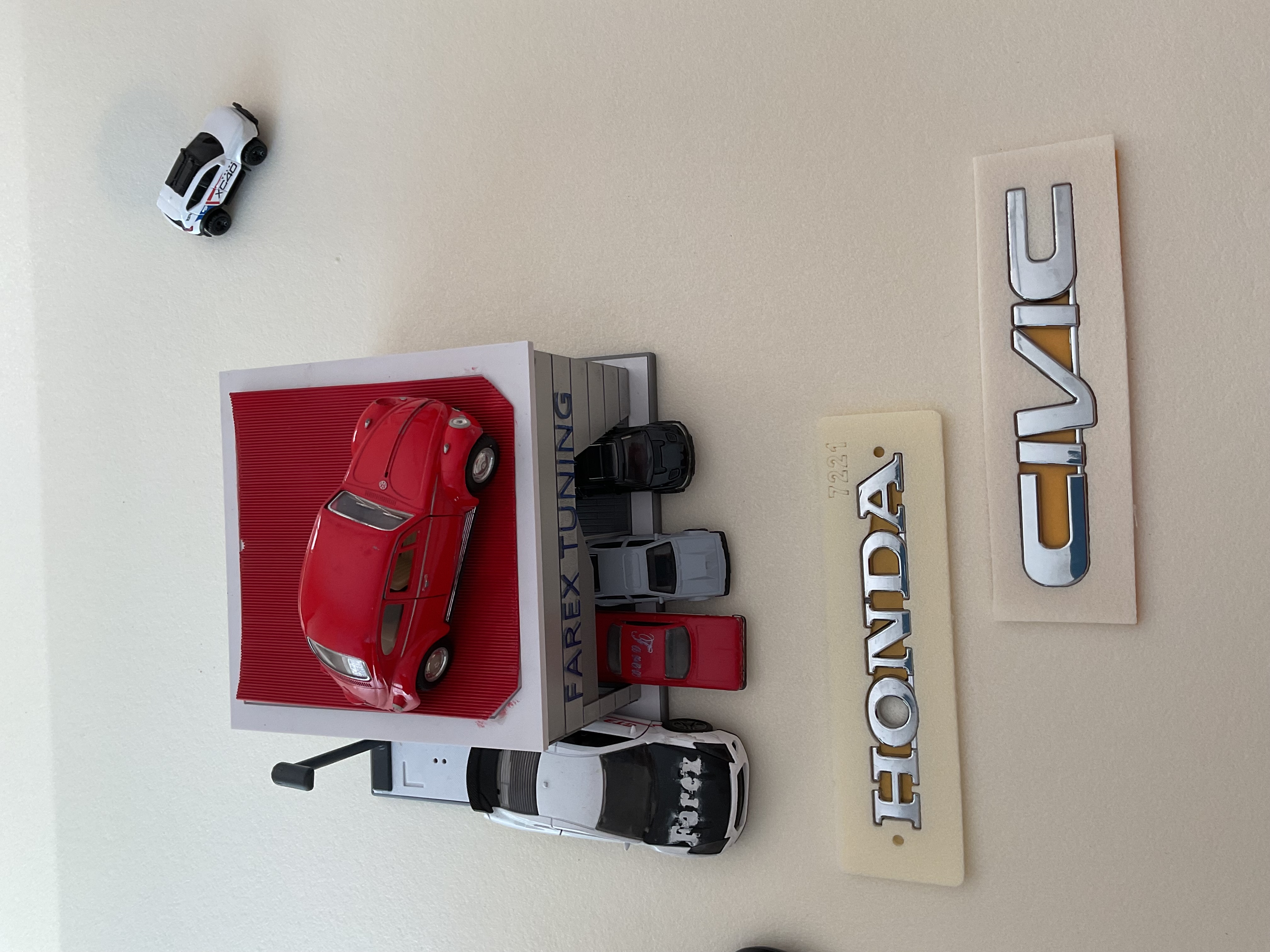 Honda ve Civic Krom Bagaj Yazısı Seti 2’li 3M 3D ABS