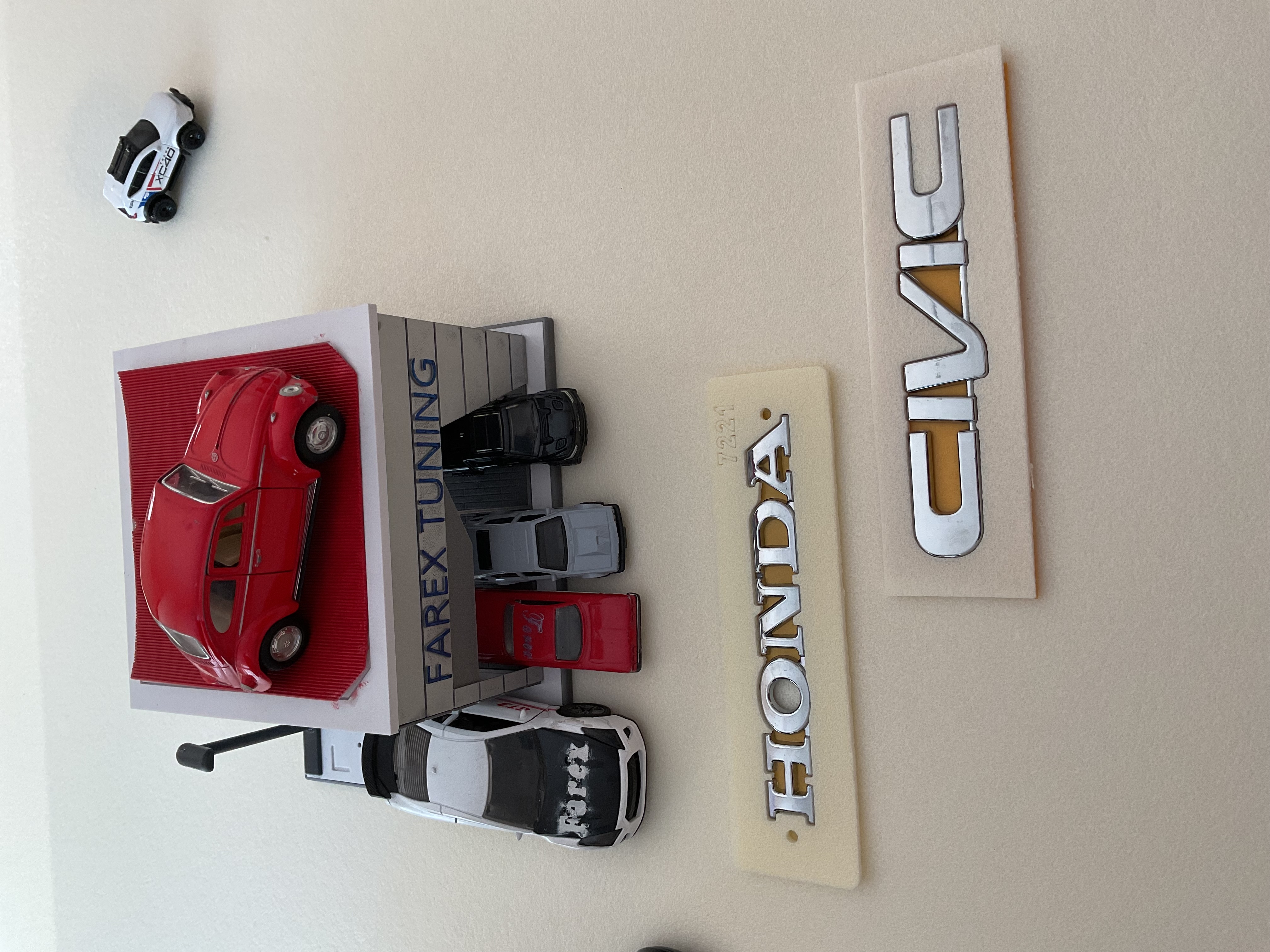 Honda ve Civic Krom Bagaj Yazısı Seti 2’li 3M 3D ABS