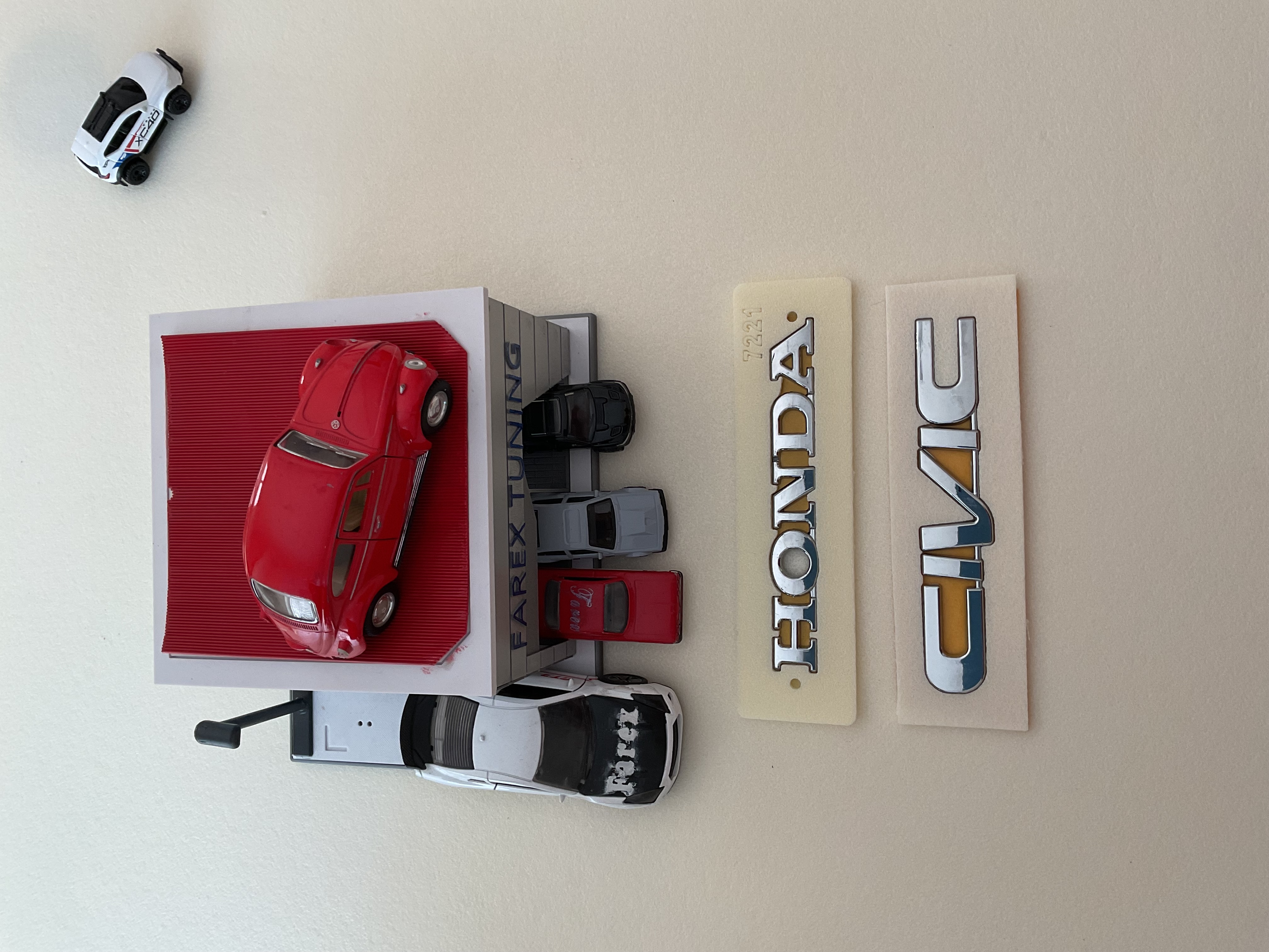 Honda ve Civic Krom Bagaj Yazısı Seti 2’li 3M 3D ABS