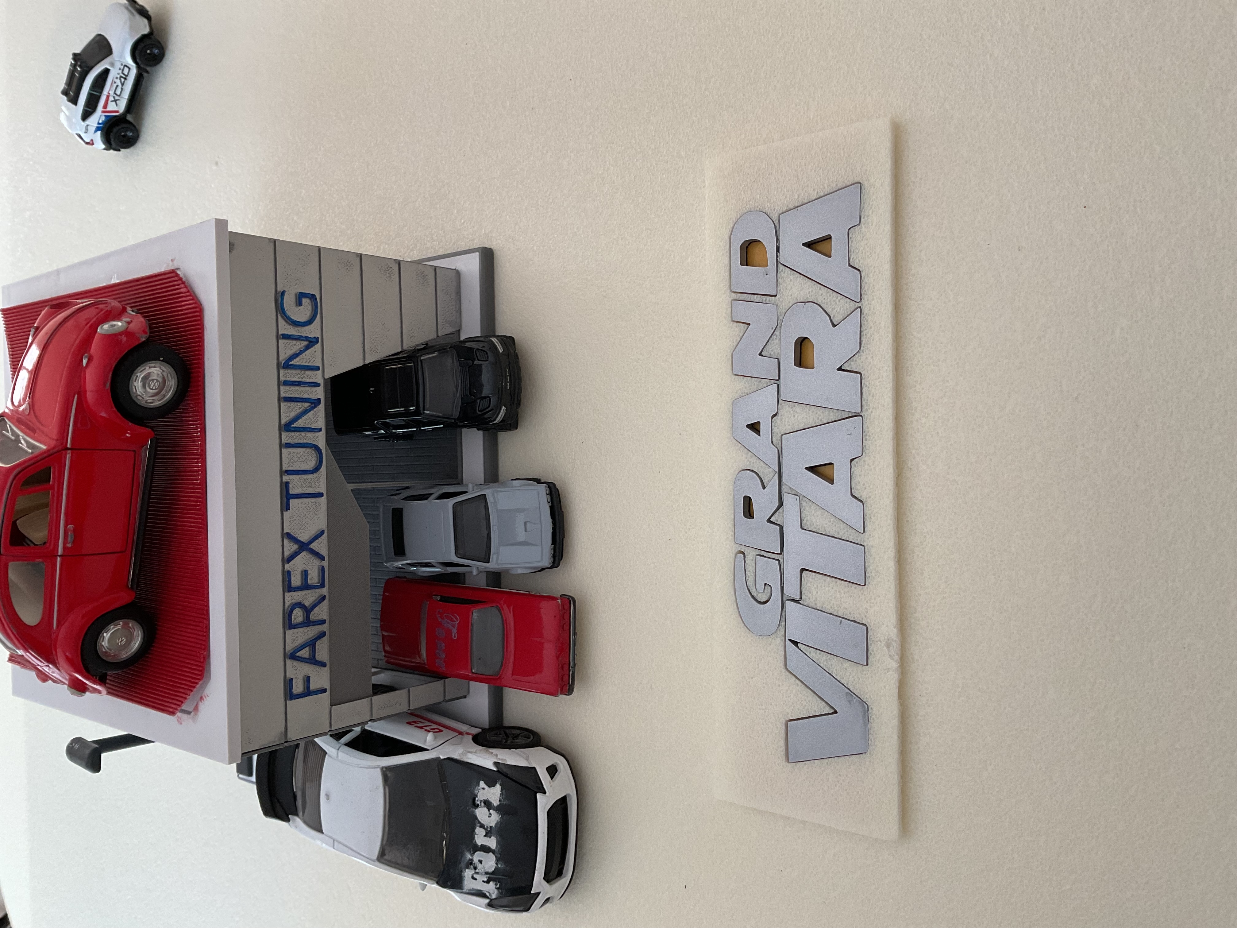 Suzuki Grand Vitara Gri Bagaj Yazısı 3M 3D ABS