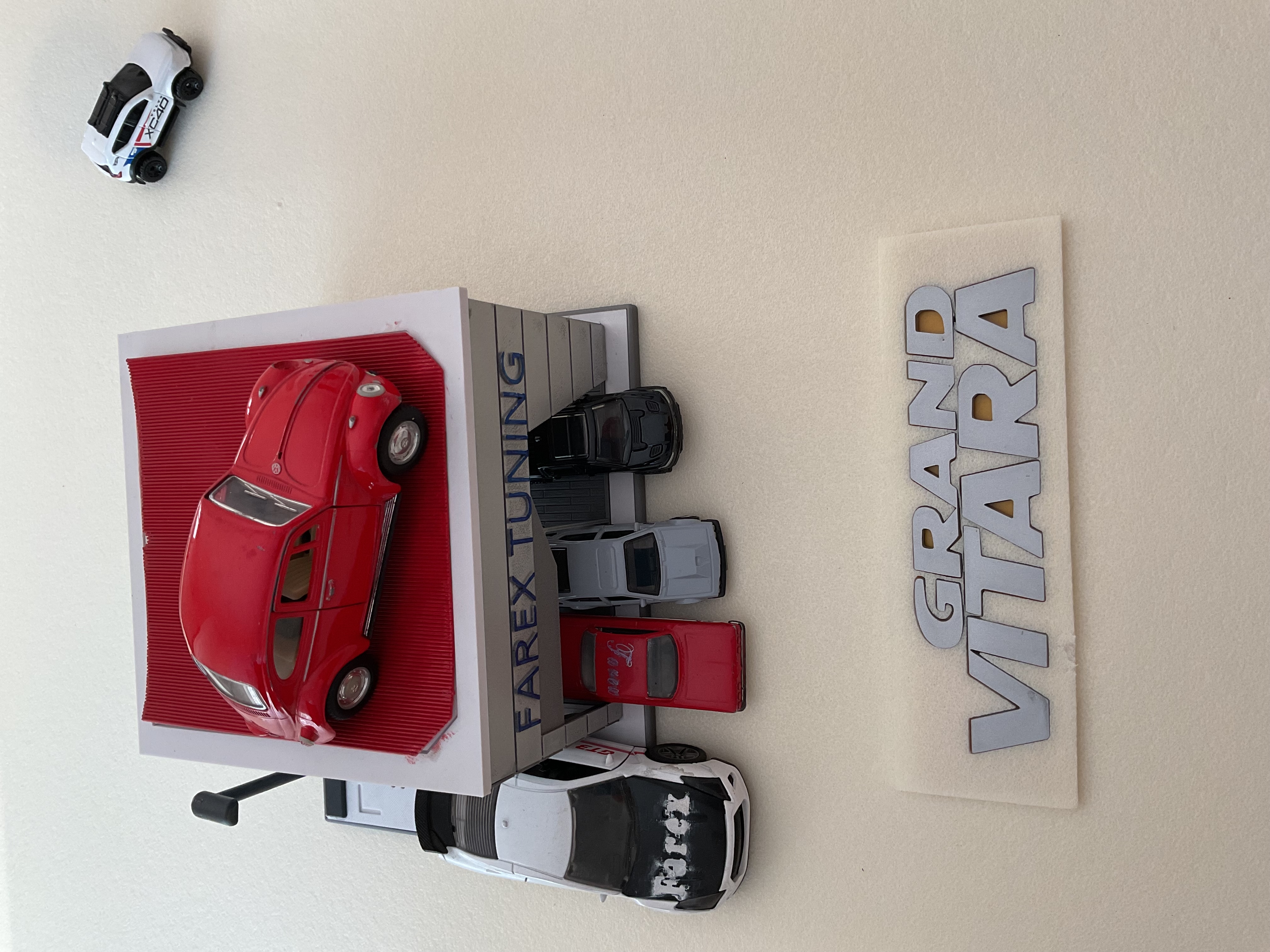 Suzuki Grand Vitara Gri Bagaj Yazısı 3M 3D ABS