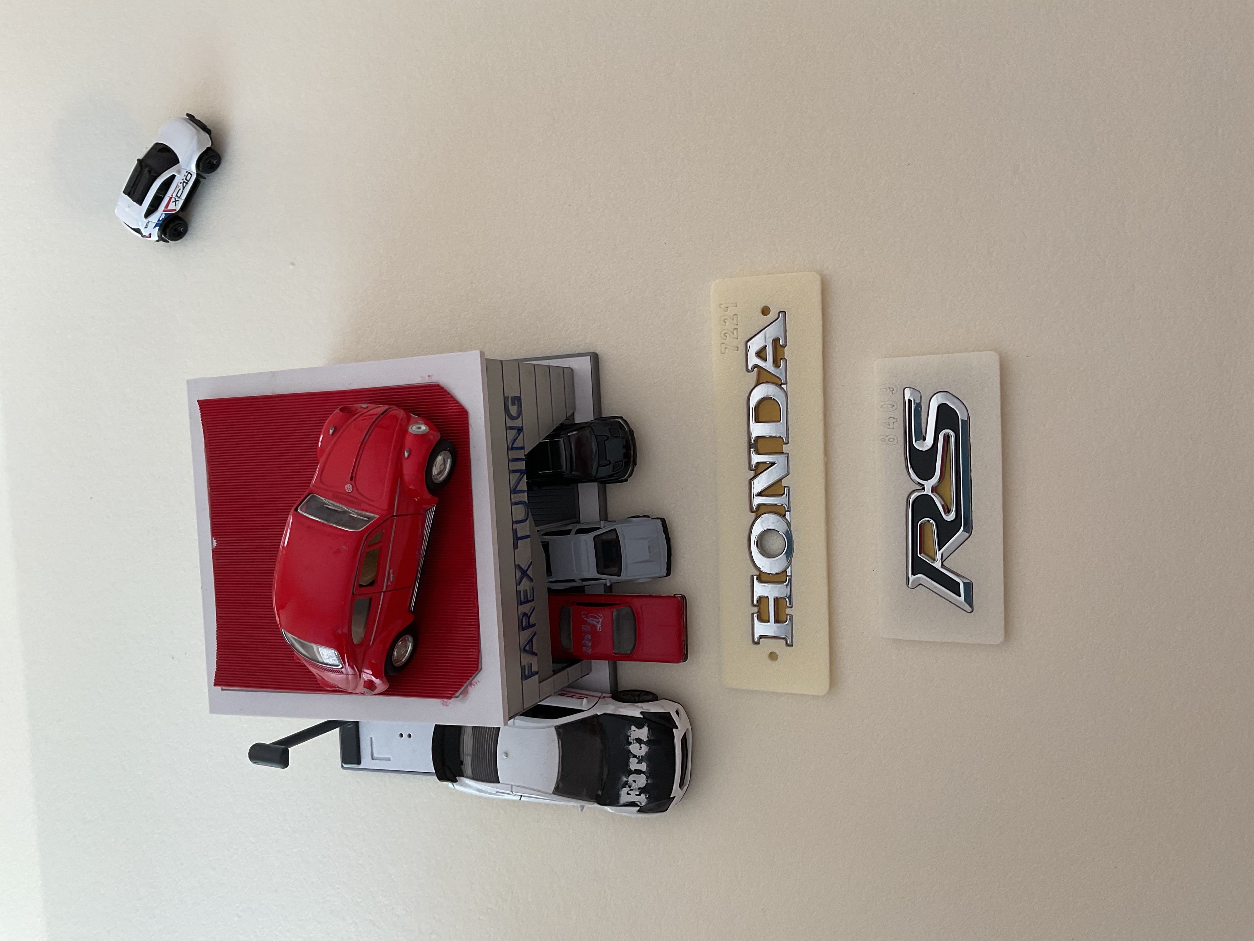 Honda ve RS (Piano Black) Krom Bagaj Yazısı Seti 2’li 3M 3D ABS