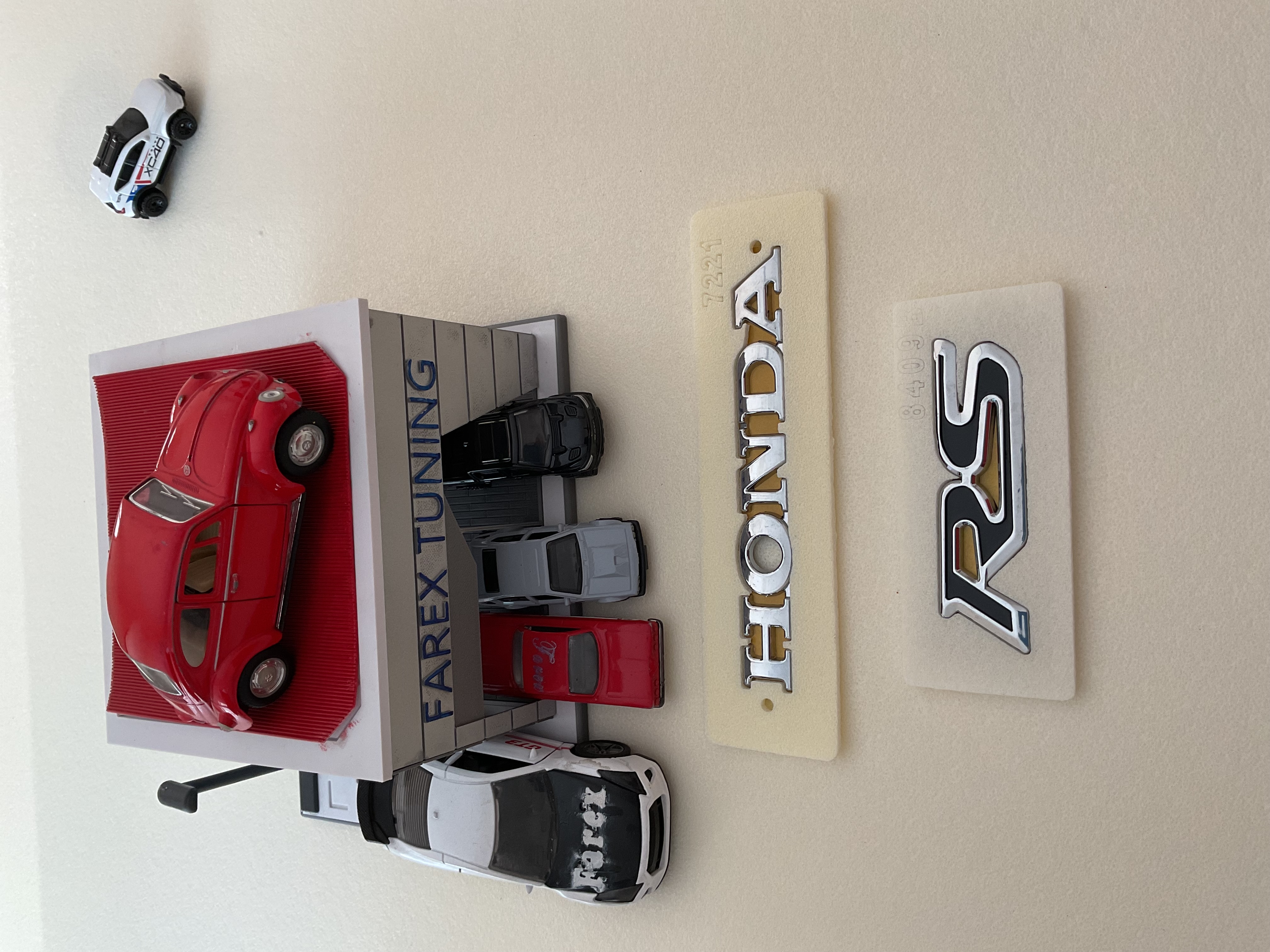 Honda ve RS (Piano Black) Krom Bagaj Yazısı Seti 2’li 3M 3D ABS