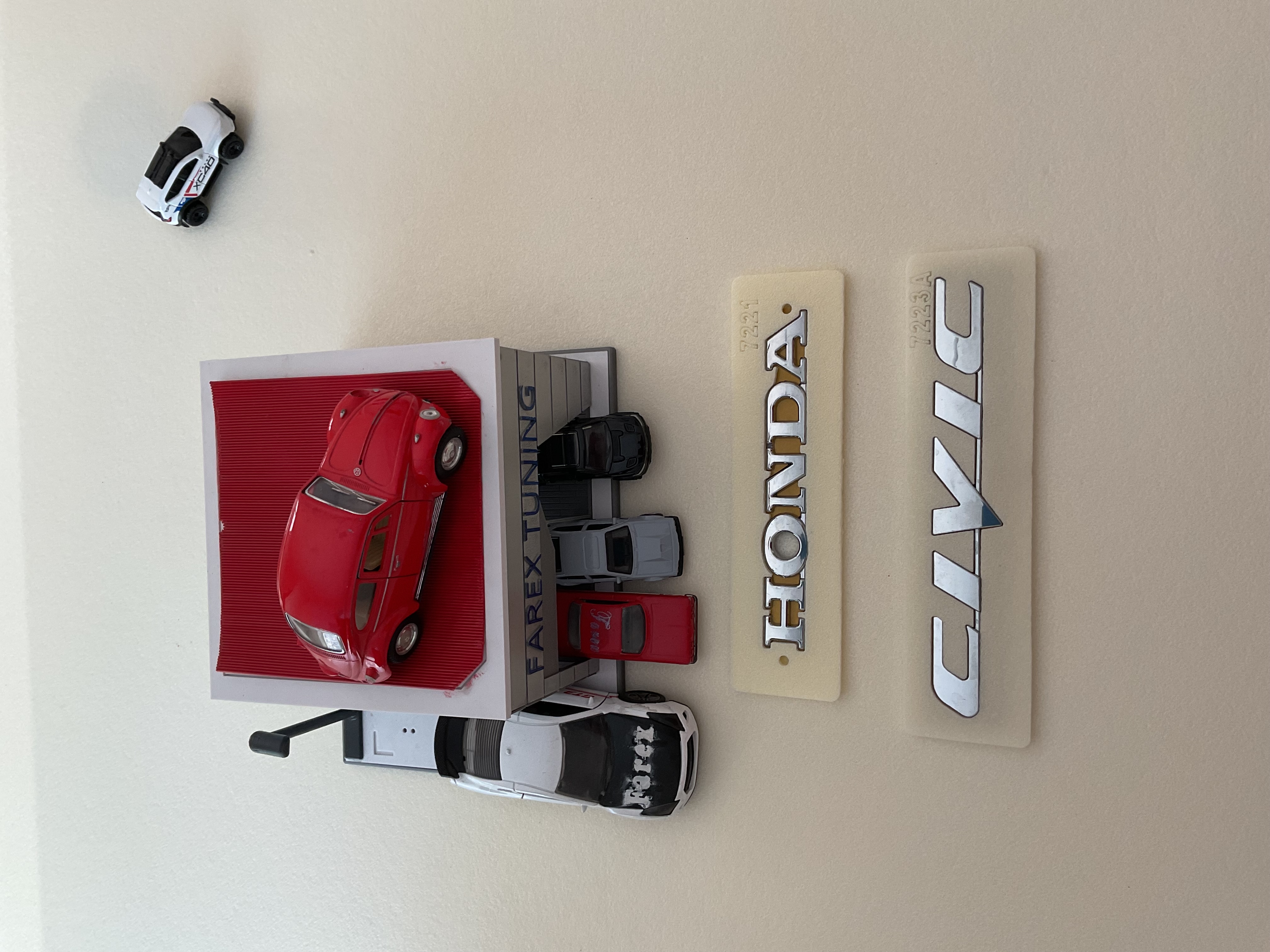 Honda ve Civic Krom Bagaj Yazısı Seti 2’li 3M 3D ABS