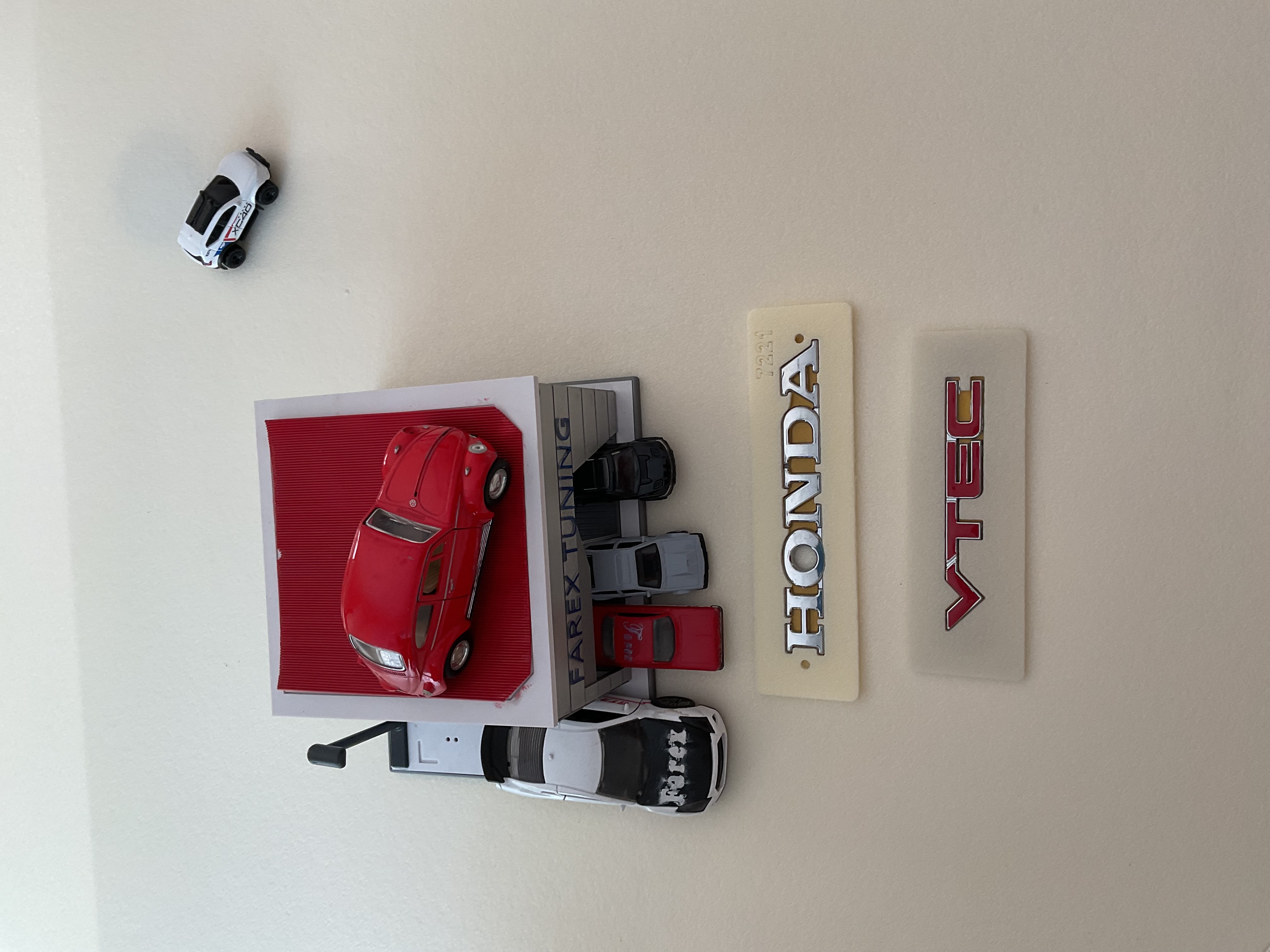 Honda ve Vtec (Kırmızı) Krom Bagaj Yazısı Seti 2’li 3M 3D ABS