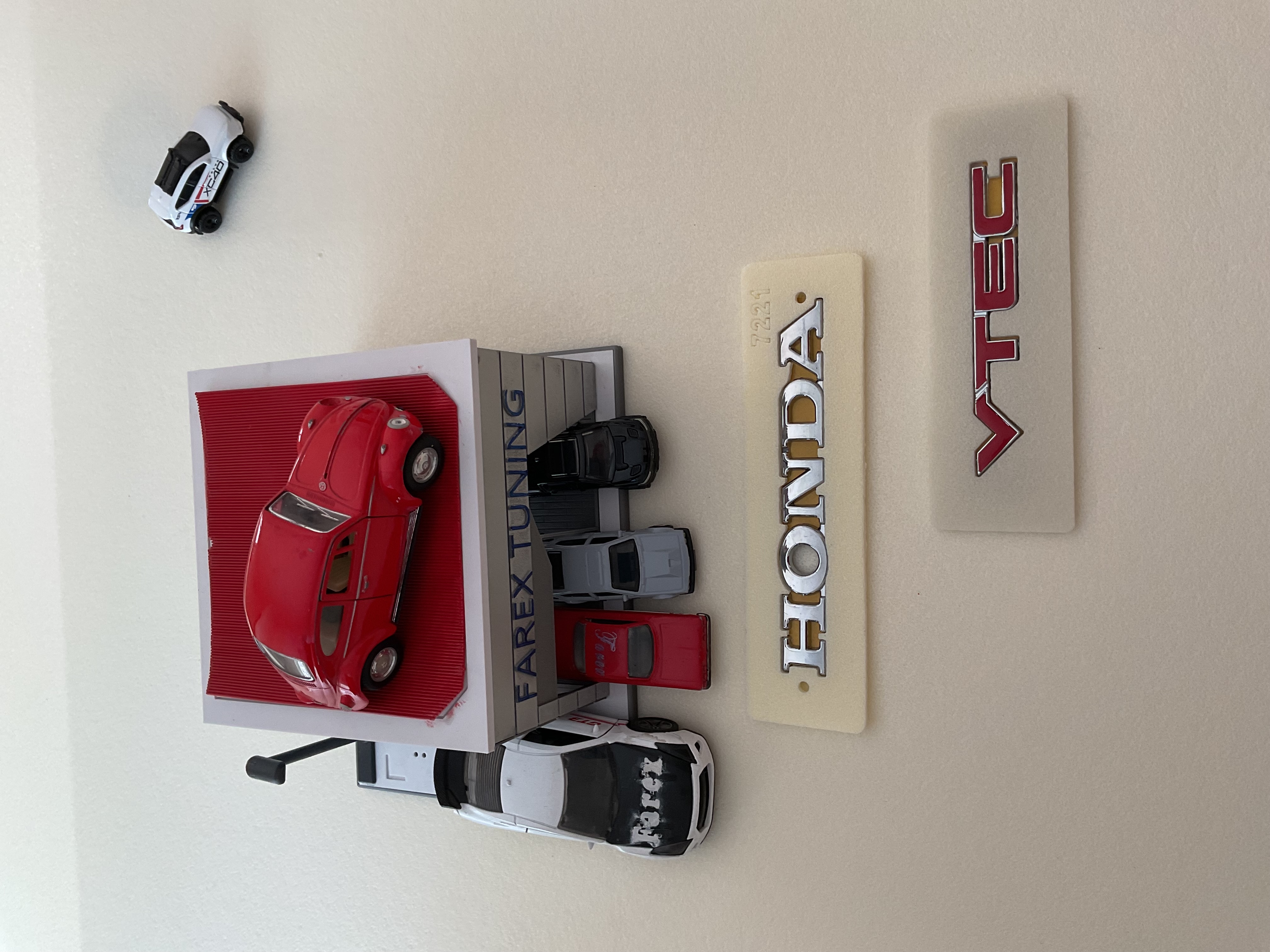 Honda ve Vtec (Kırmızı) Krom Bagaj Yazısı Seti 2’li 3M 3D ABS