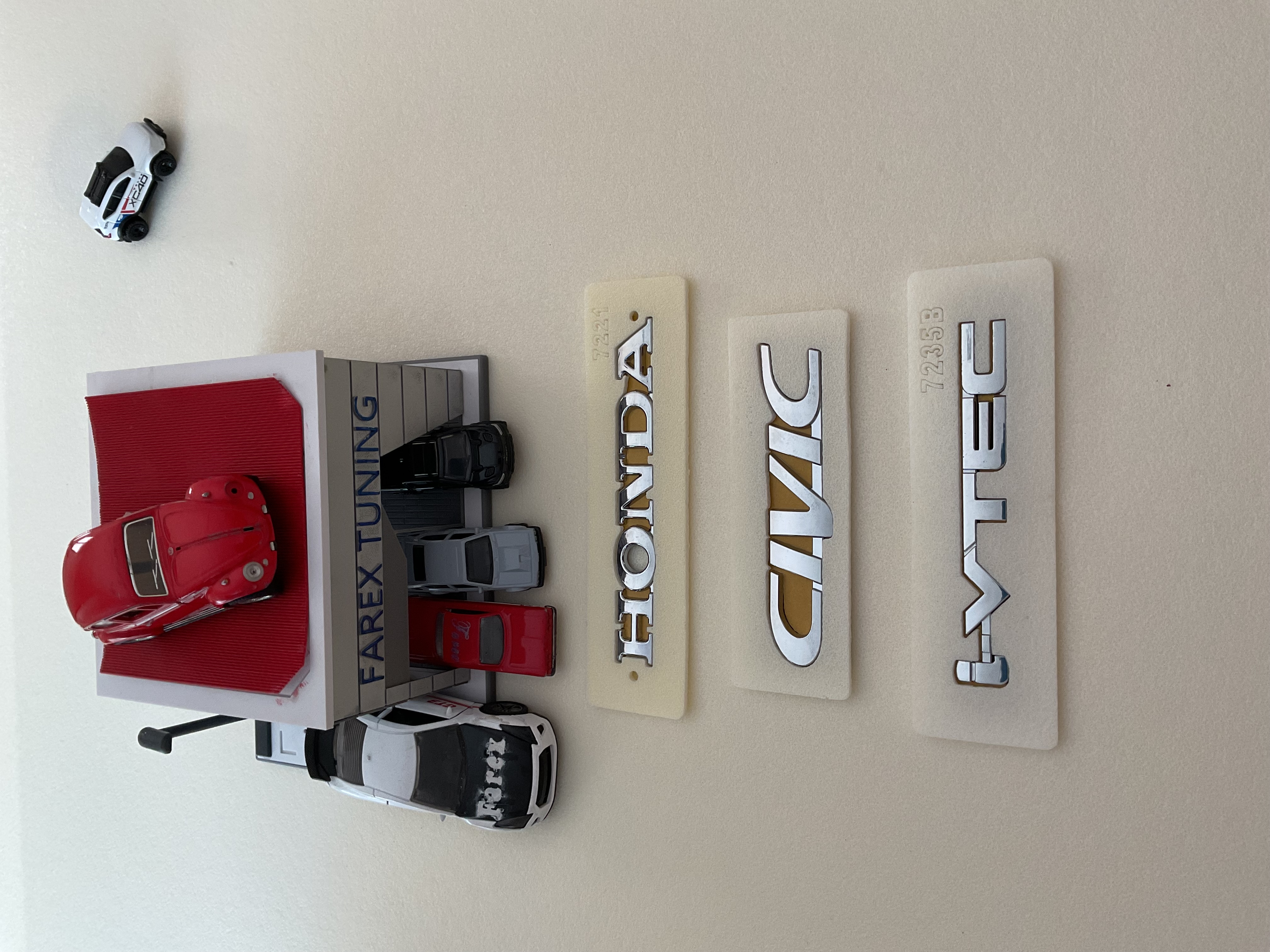 Honda-Civic Krom ve i-Vtec Bagaj Yazısı Seti 3’lü 3M 3D ABS