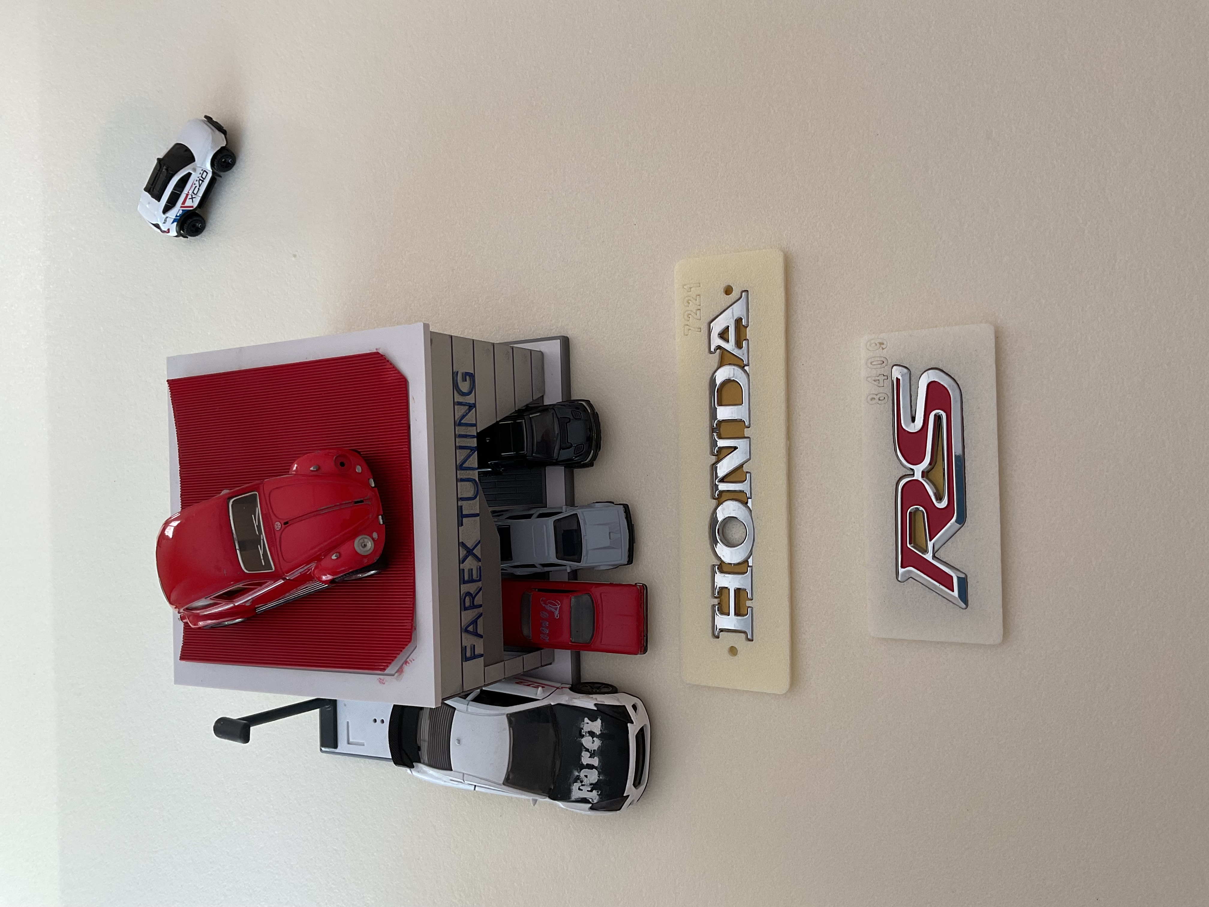 Honda ve RS (Kırmızı) Krom Bagaj Yazısı Seti