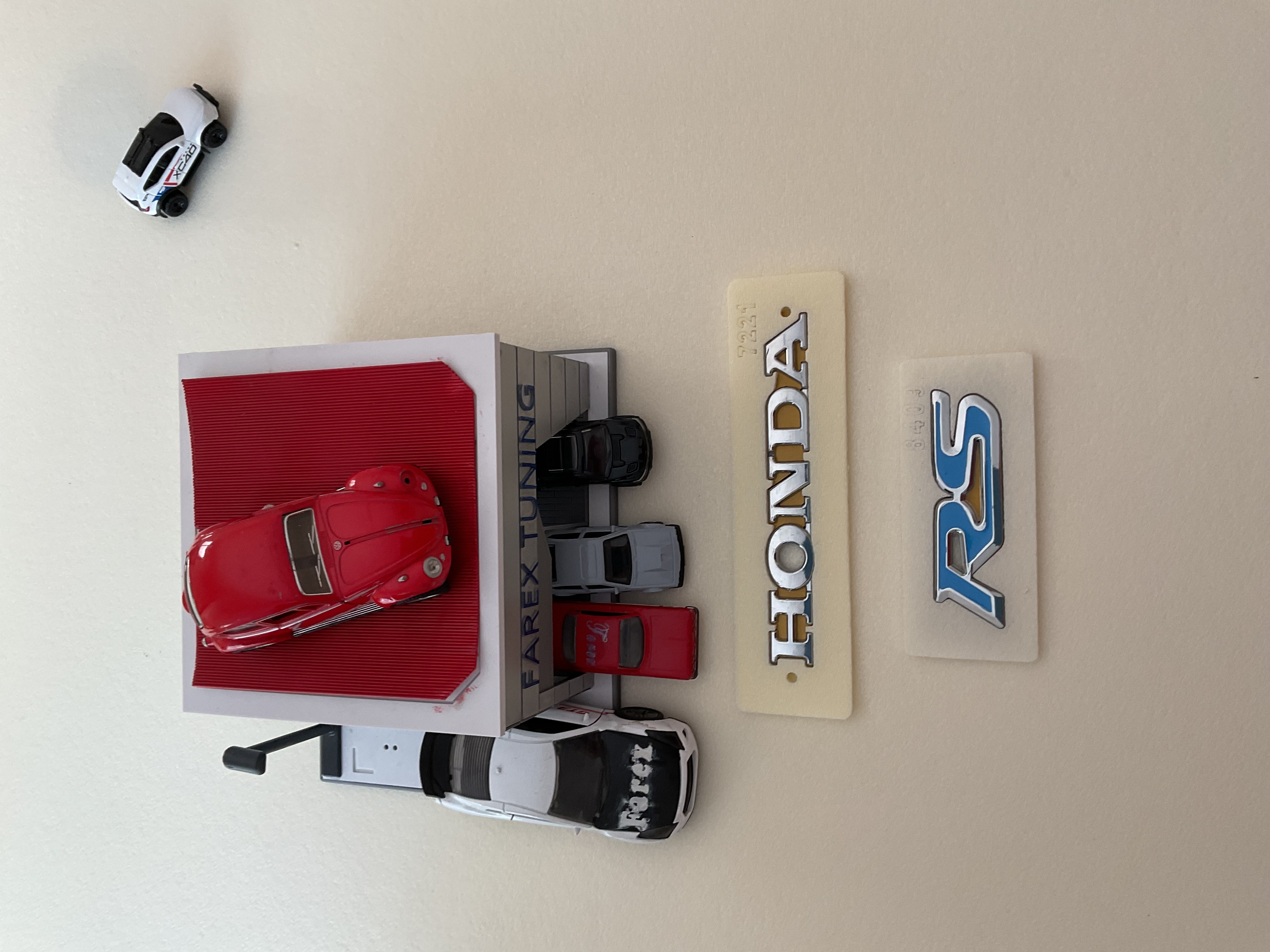 Honda ve RS (Turkuaz) Krom Bagaj Yazısı Seti