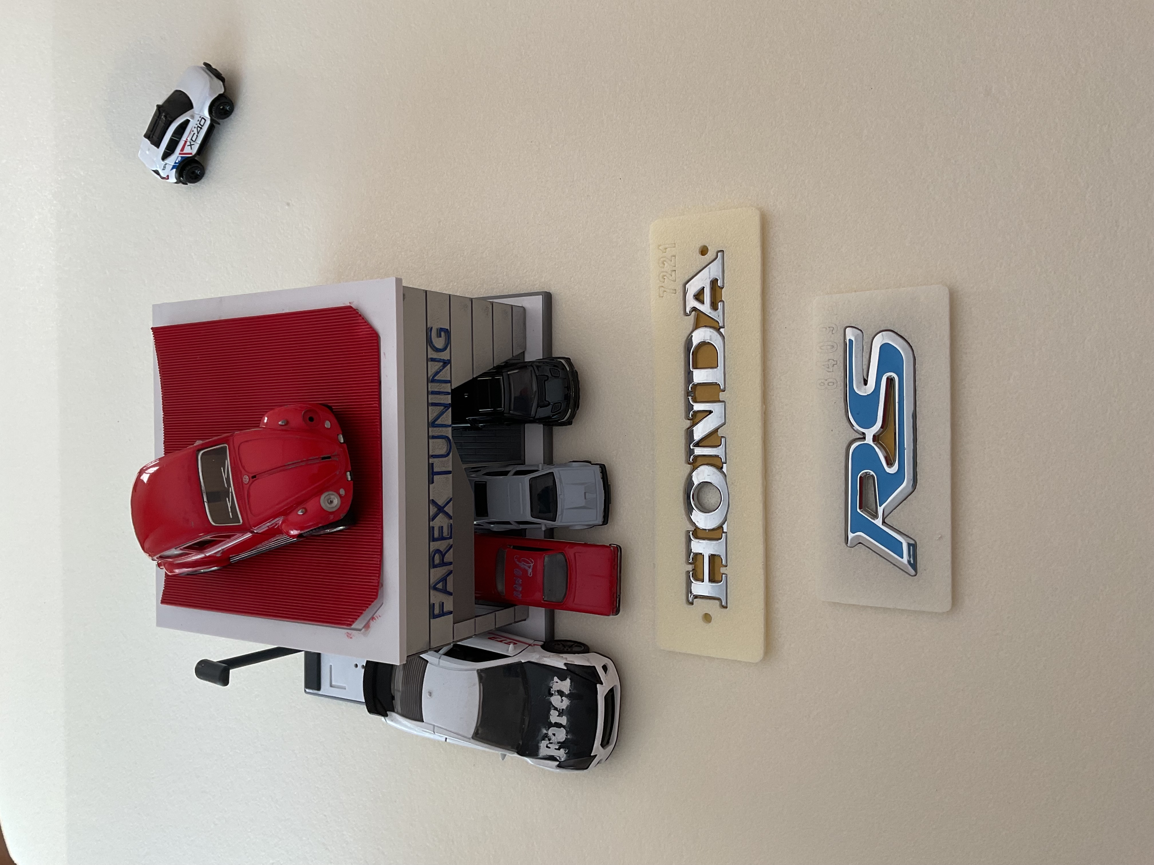 Honda ve RS (Turkuaz) Krom Bagaj Yazısı Seti