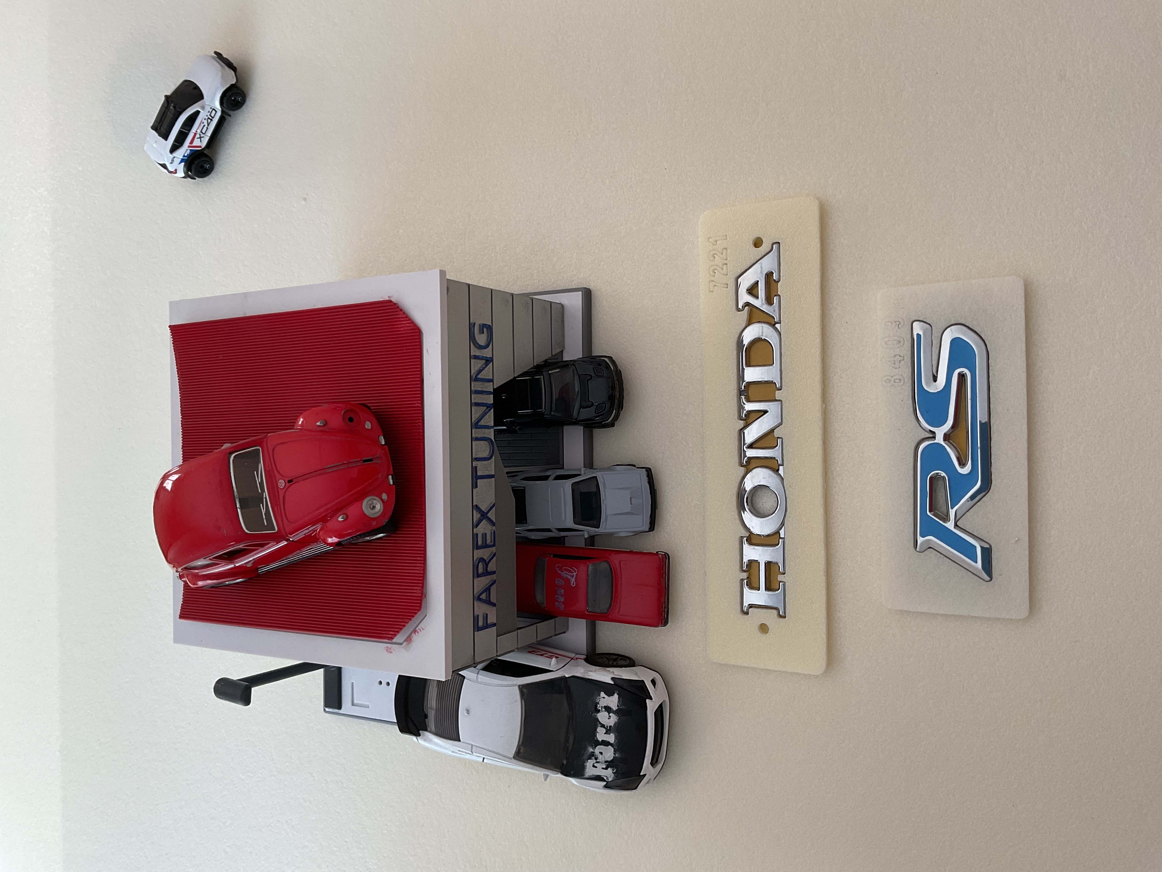 Honda ve RS (Turkuaz) Krom Bagaj Yazısı Seti