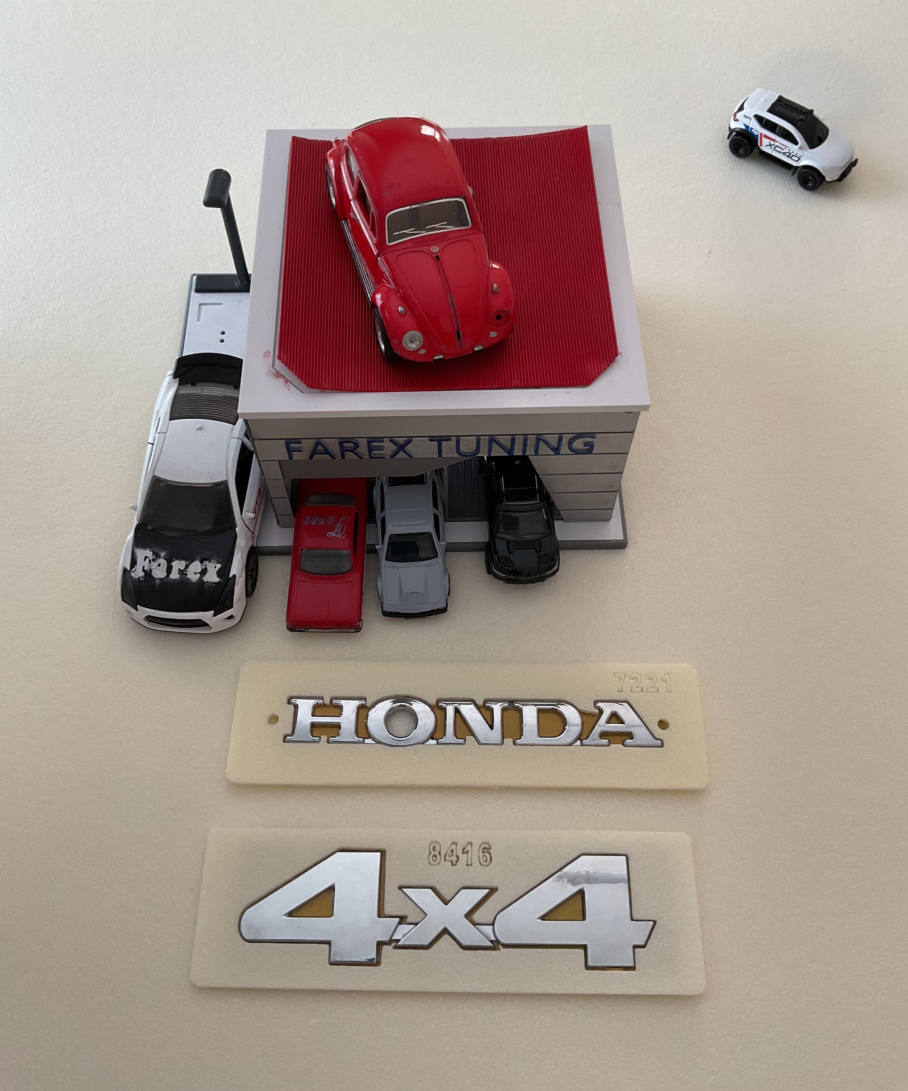 Honda ve 4x4 Krom Bagaj Yazısı Seti 2’li