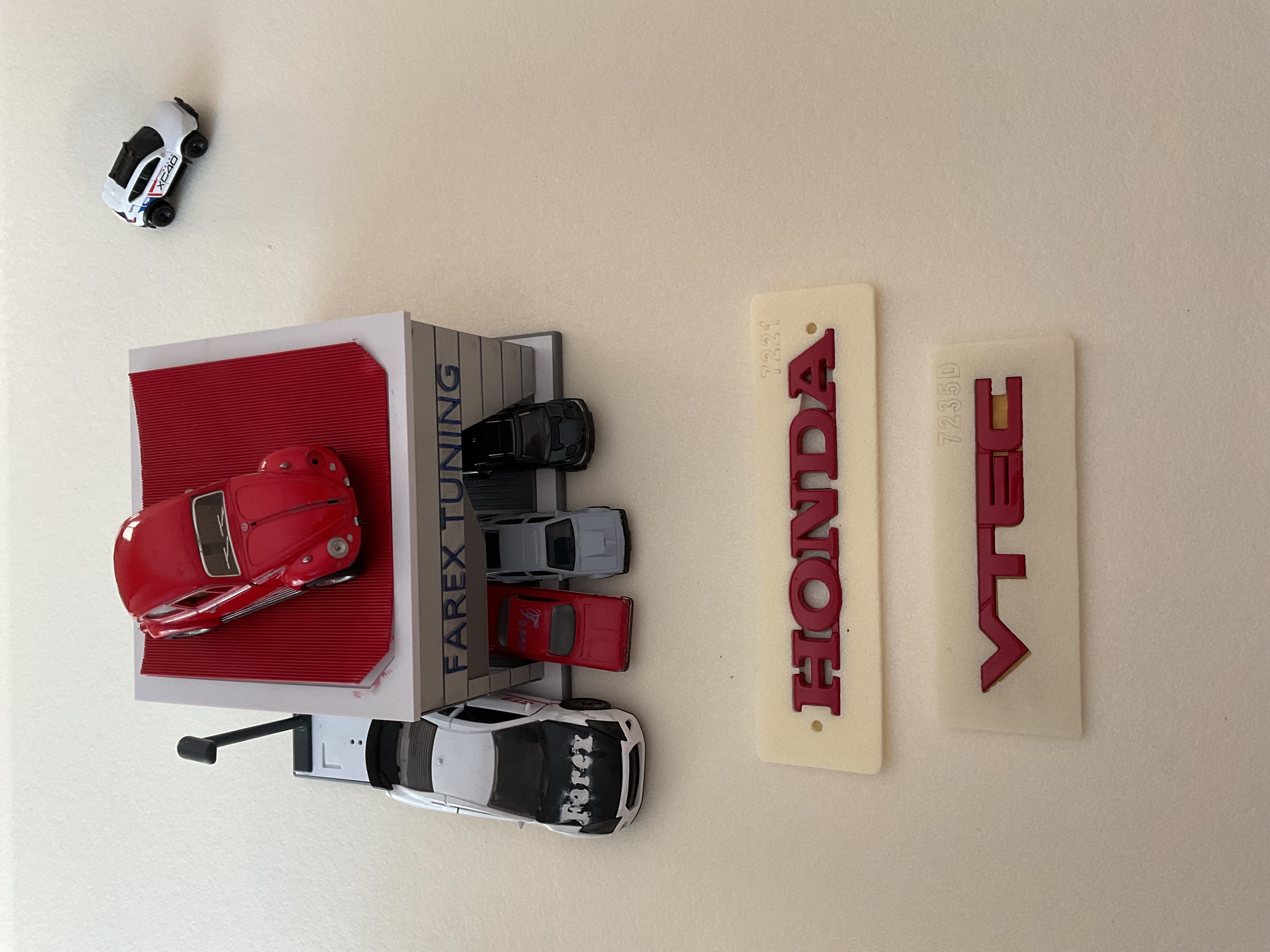 Honda ve Vtec Kırmızı Bagaj Yazısı Seti 2’li