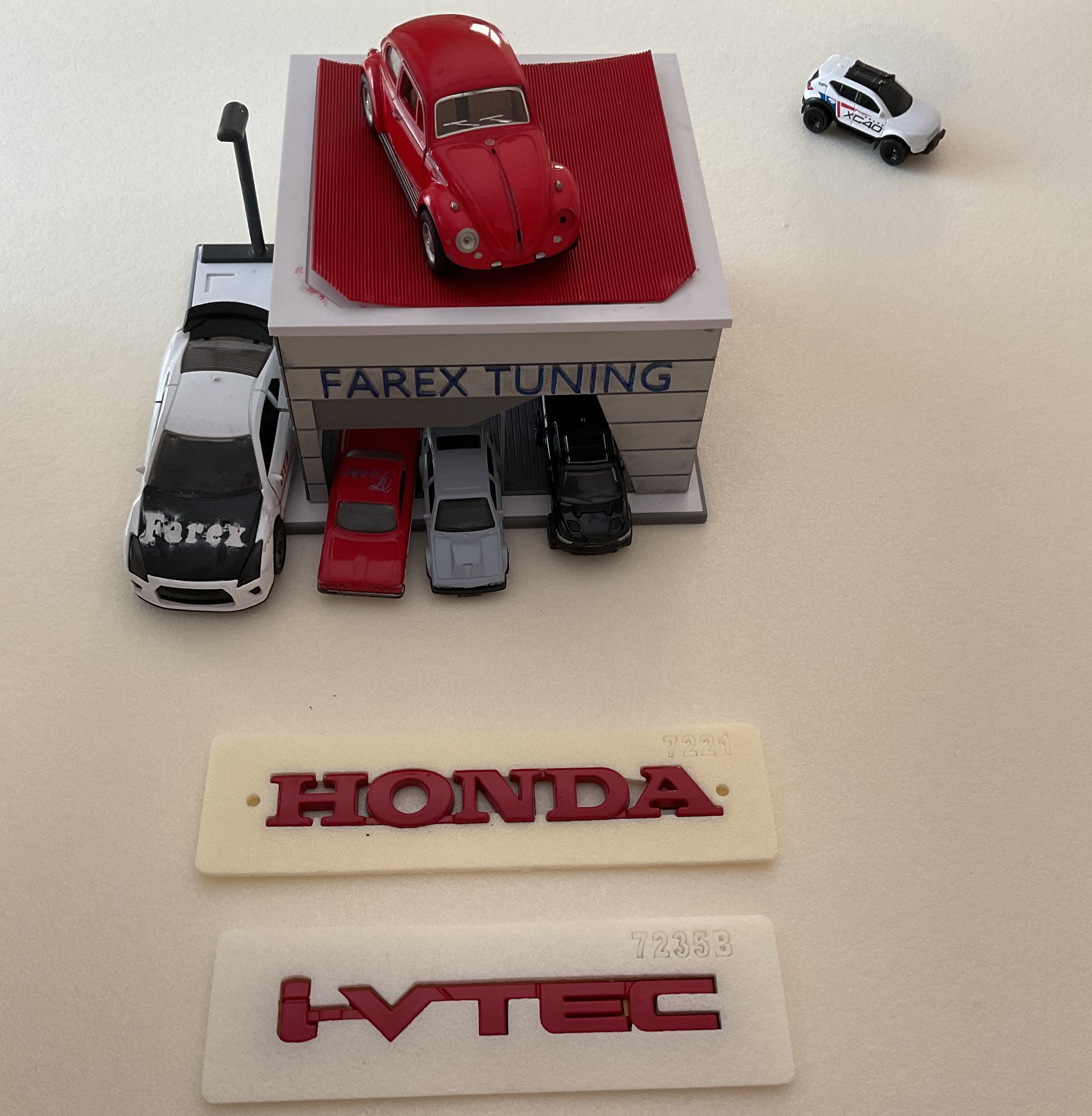 Honda ve i-Vtec Kırmızı Bagaj Yazısı Seti 2’li