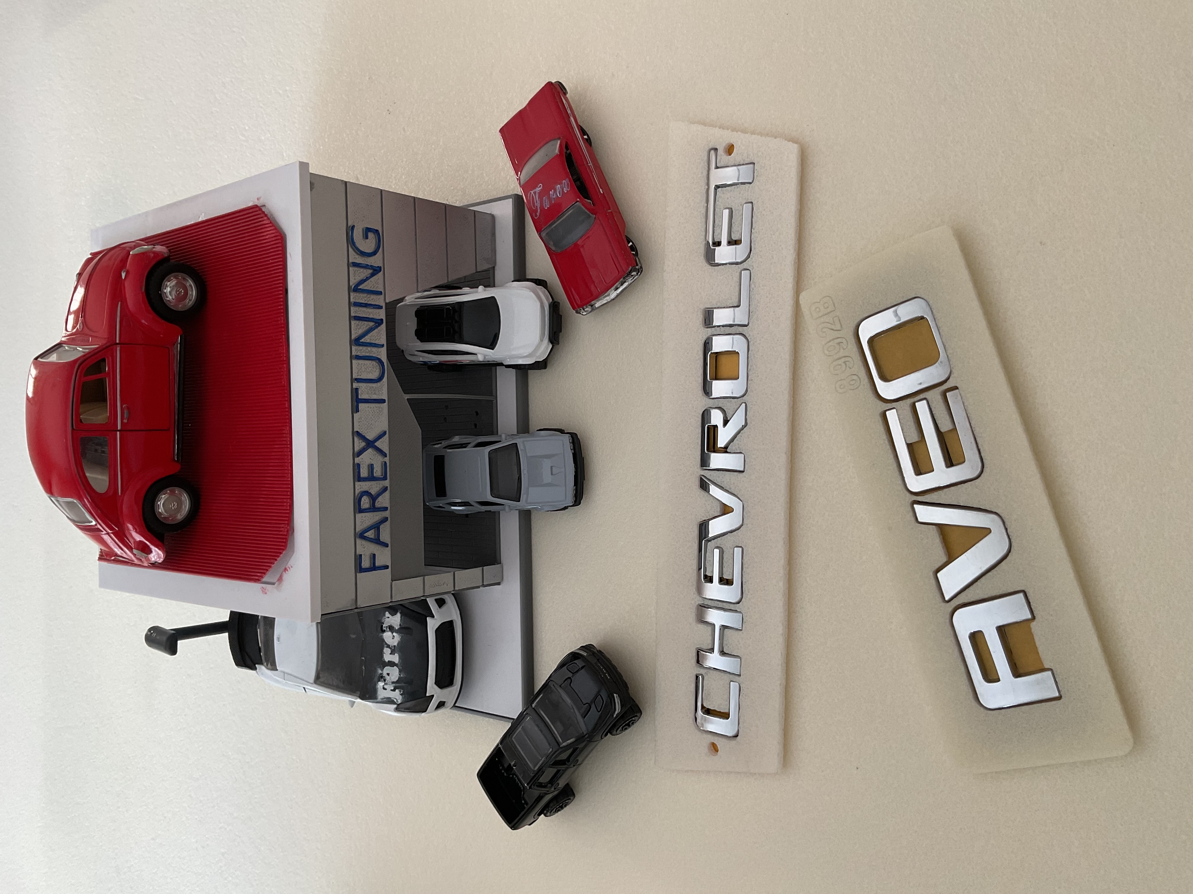 Chevrolet ve Aveo Krom Bagaj Yazısı Seti