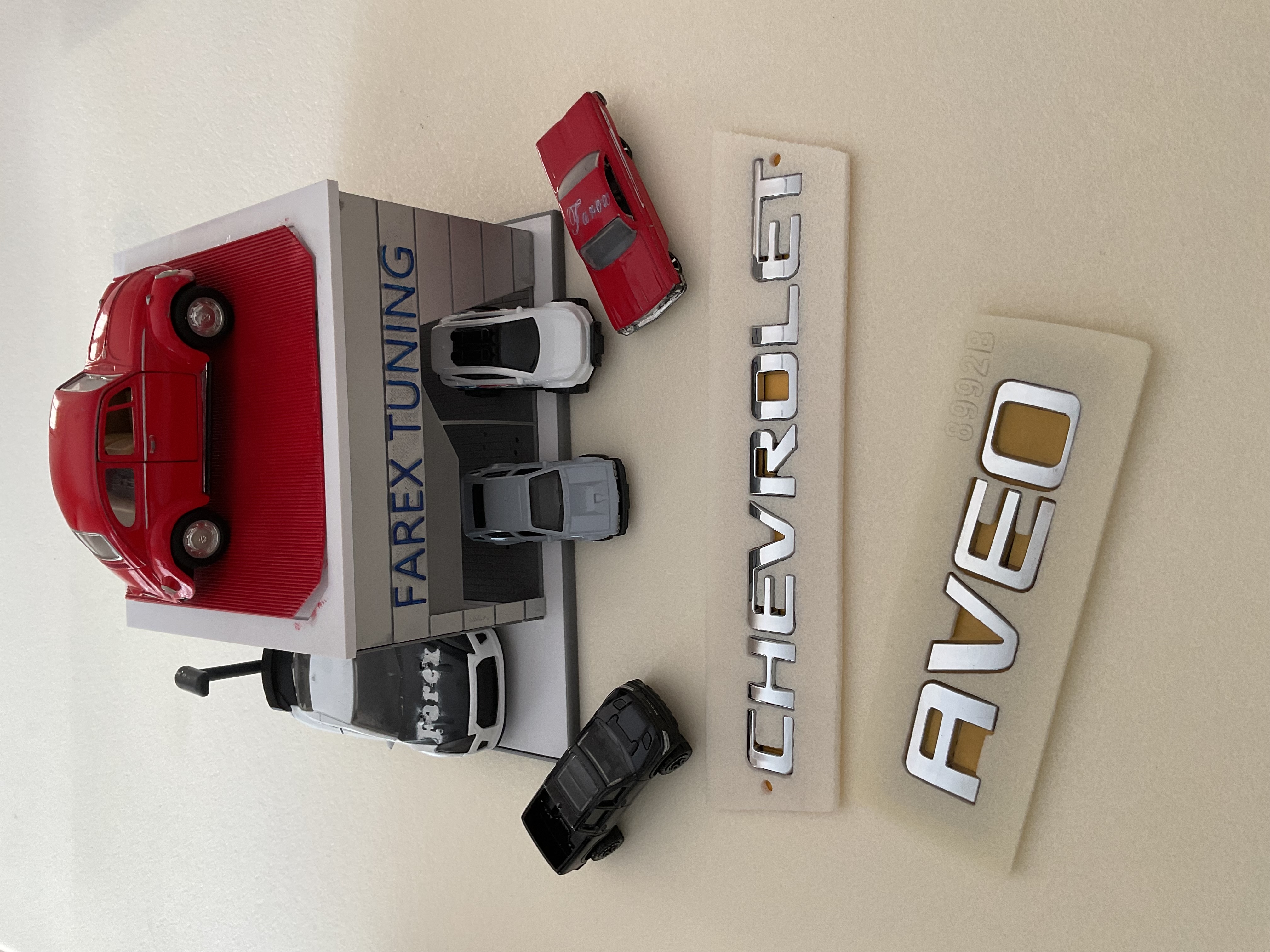 Chevrolet ve Aveo Krom Bagaj Yazısı Seti