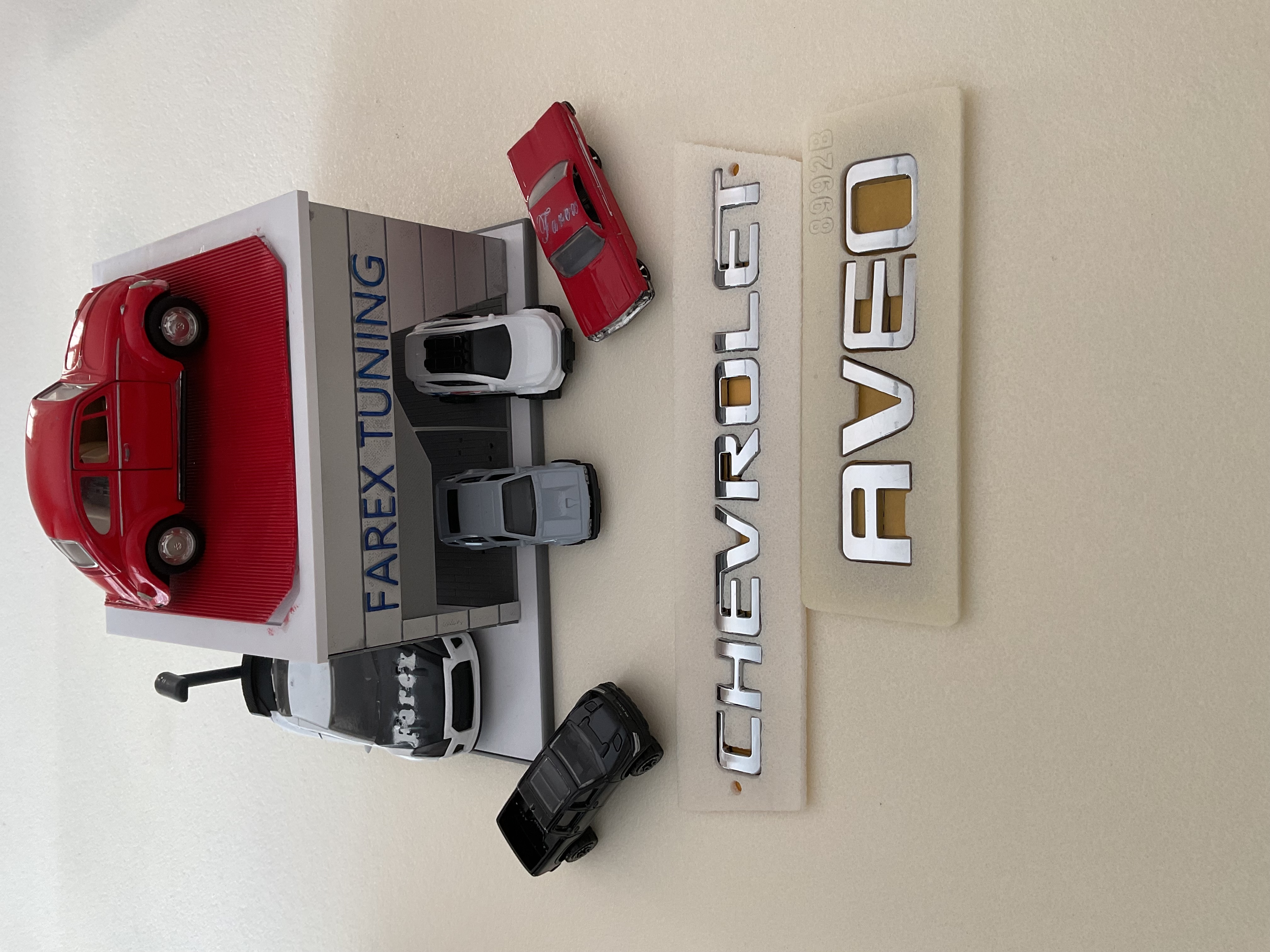 Chevrolet ve Aveo Krom Bagaj Yazısı Seti