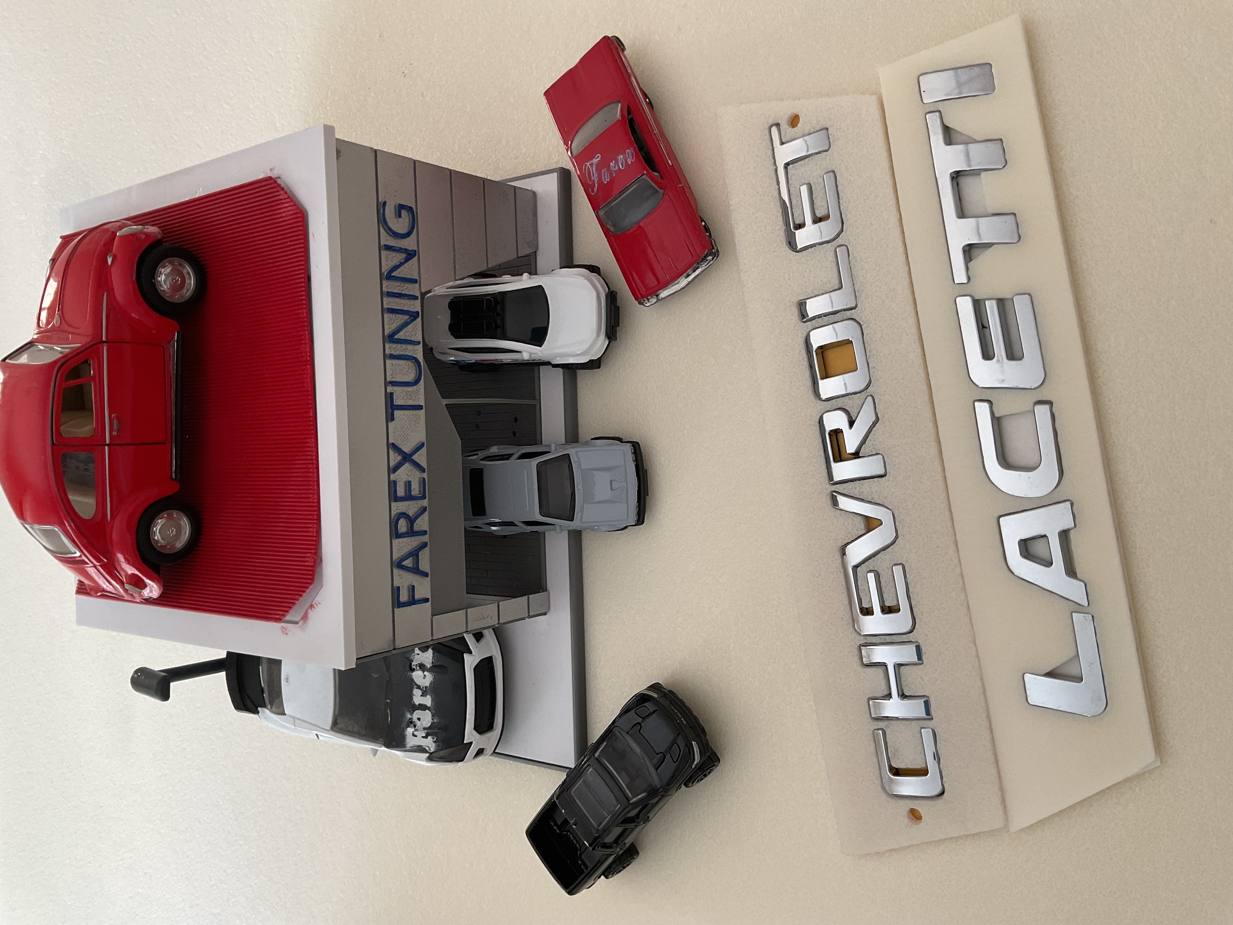 Chevrolet ve Lacetti Krom Bagaj Yazısı