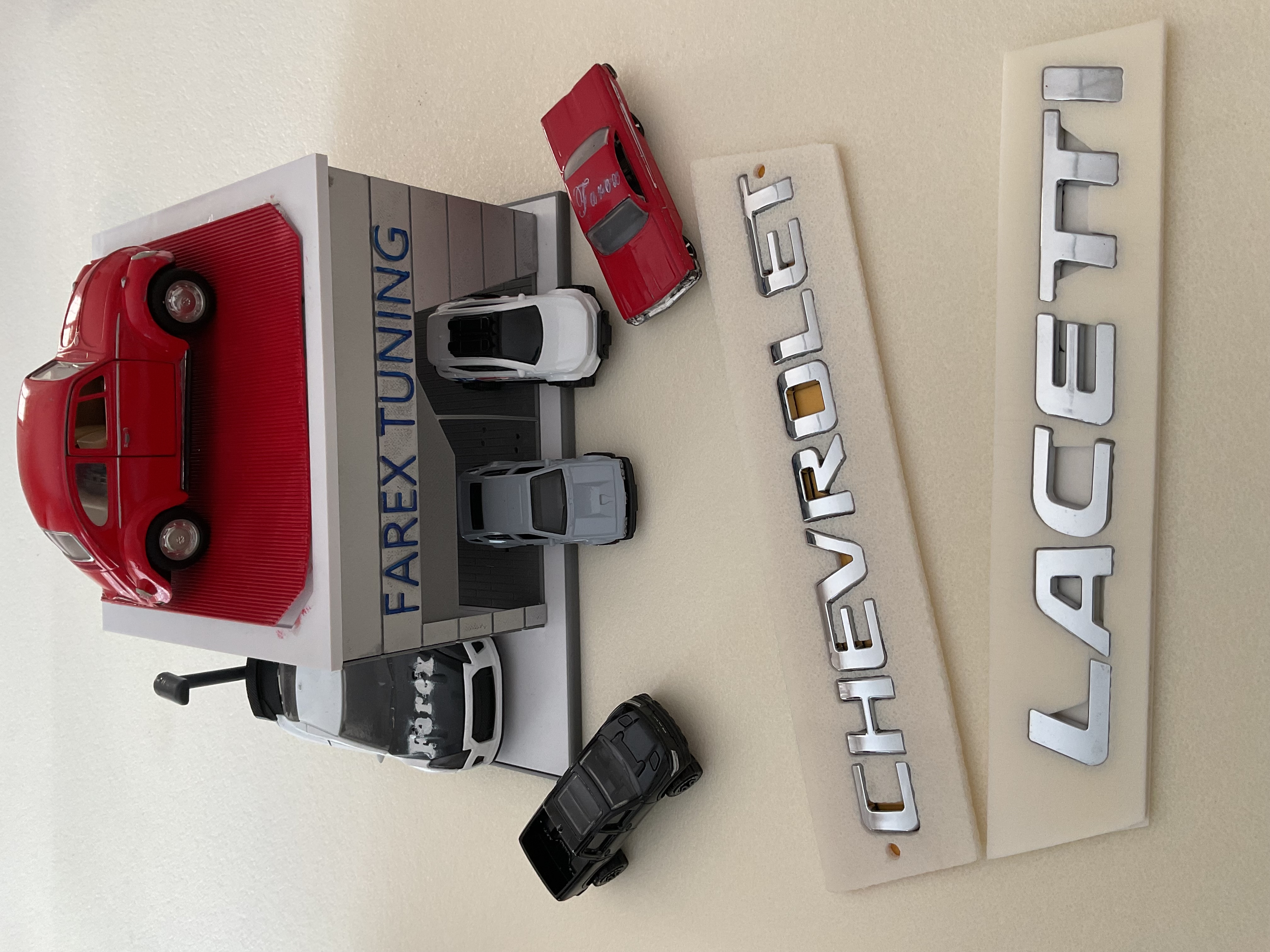 Chevrolet ve Lacetti Krom Bagaj Yazısı