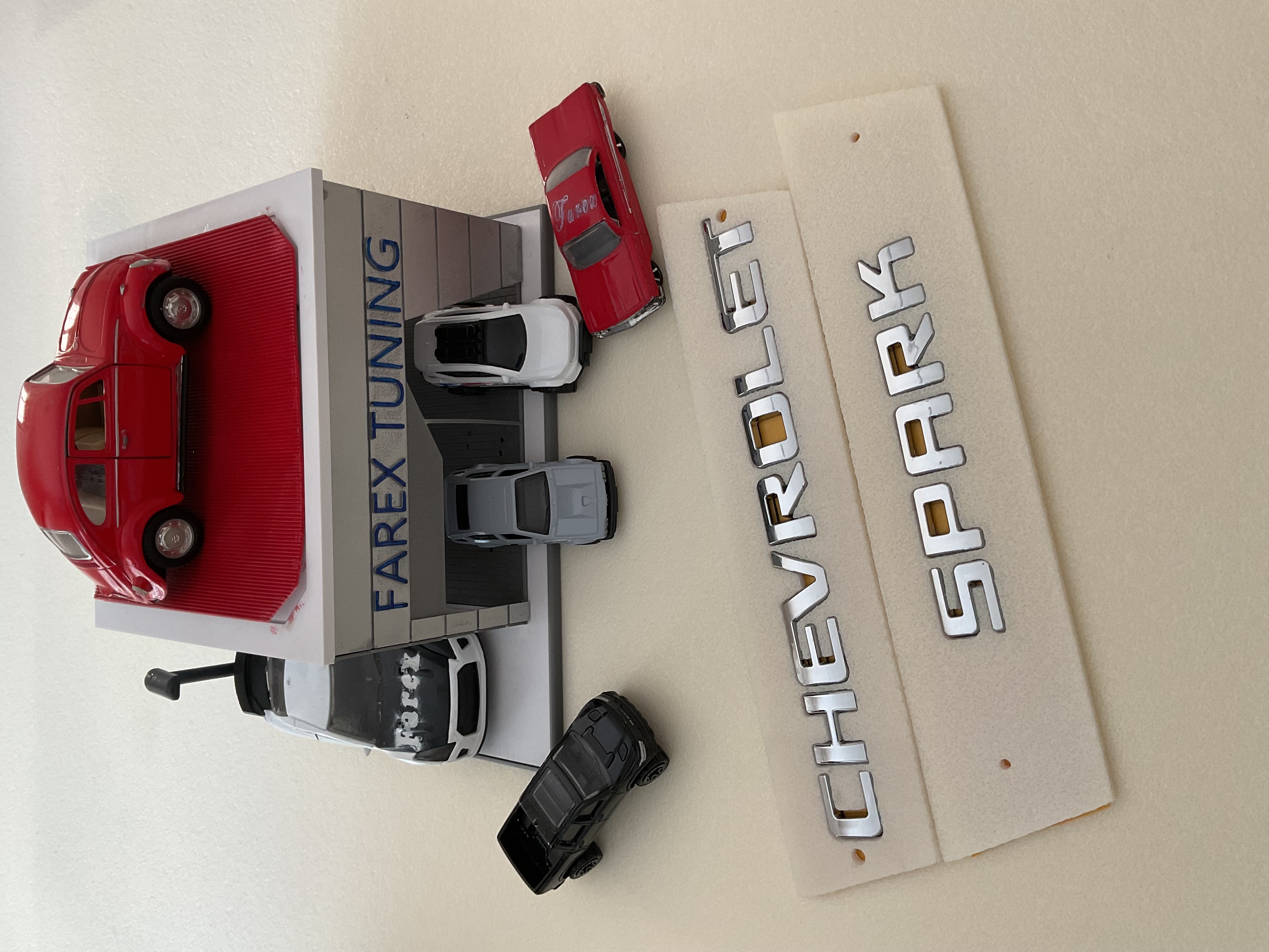 Chevrolet ve Spark Krom Bagaj Yazısı Seti