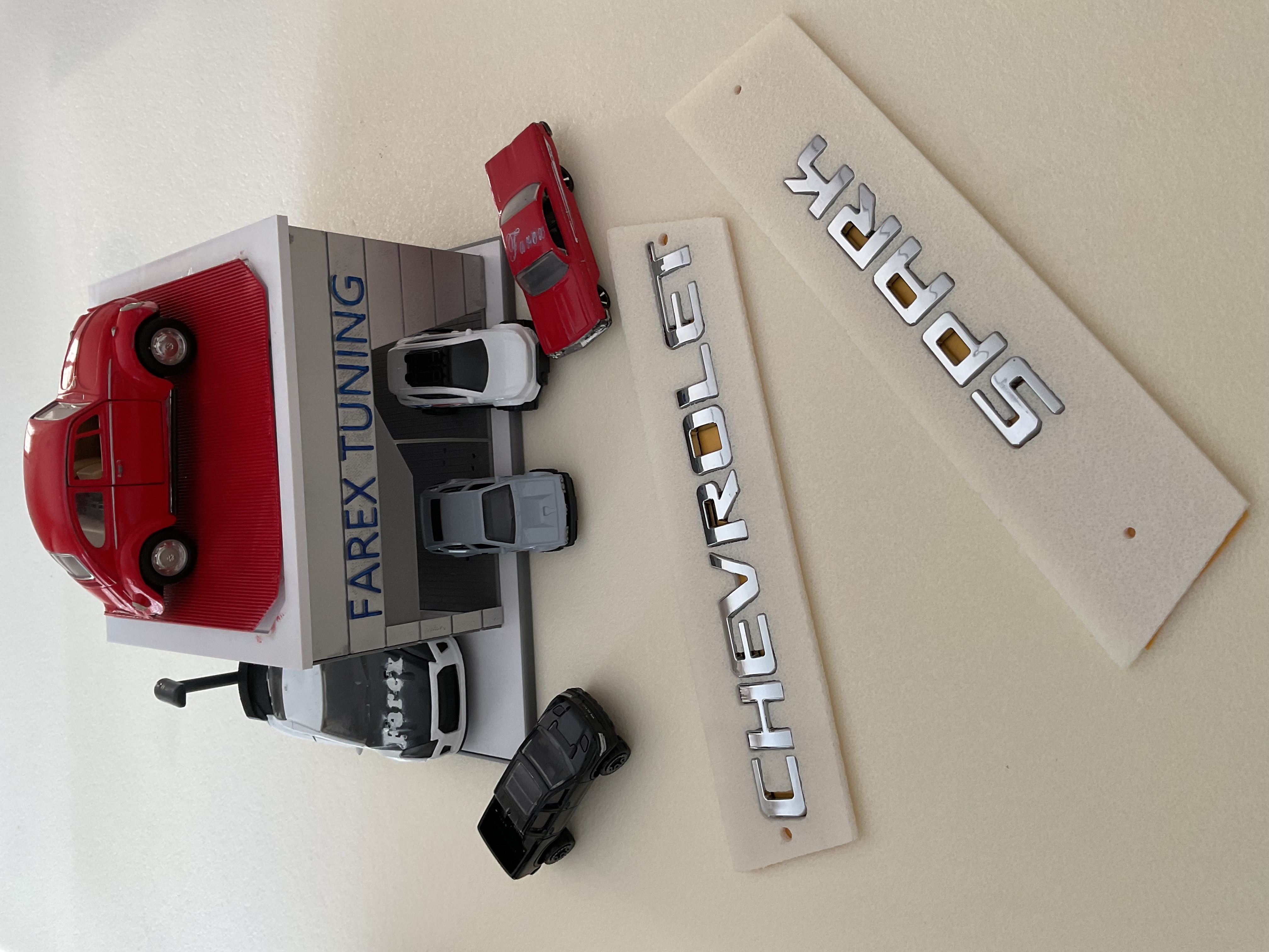 Chevrolet ve Spark Krom Bagaj Yazısı Seti