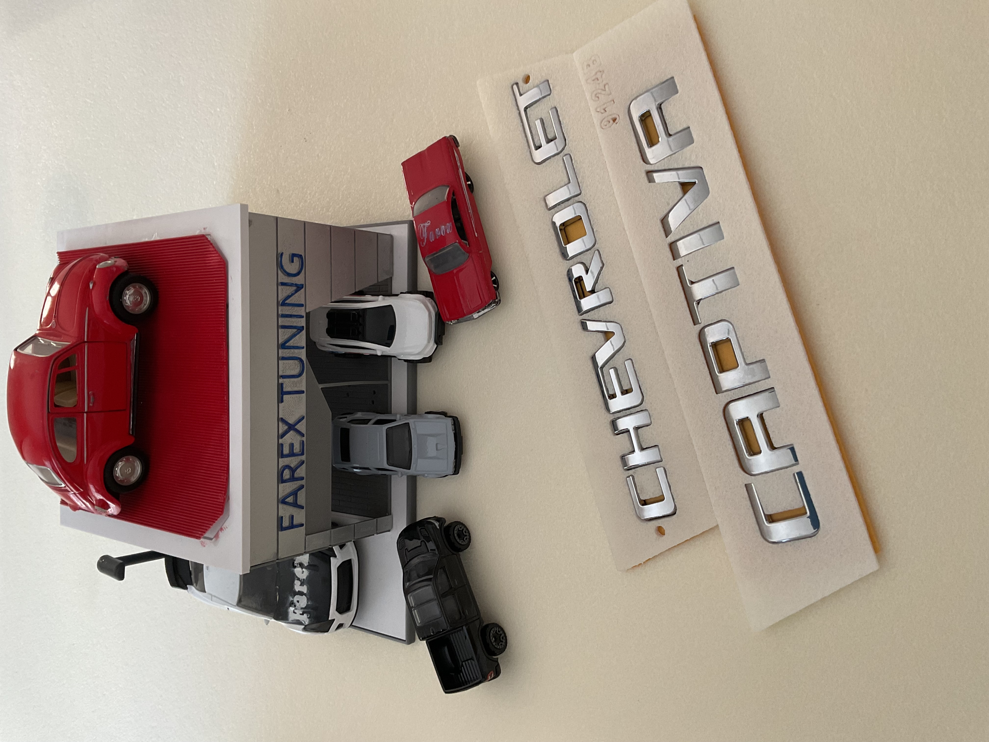 Chevrolet ve Captiva Krom Bagaj Yazısı Seti 2’li 3M 3D ABS