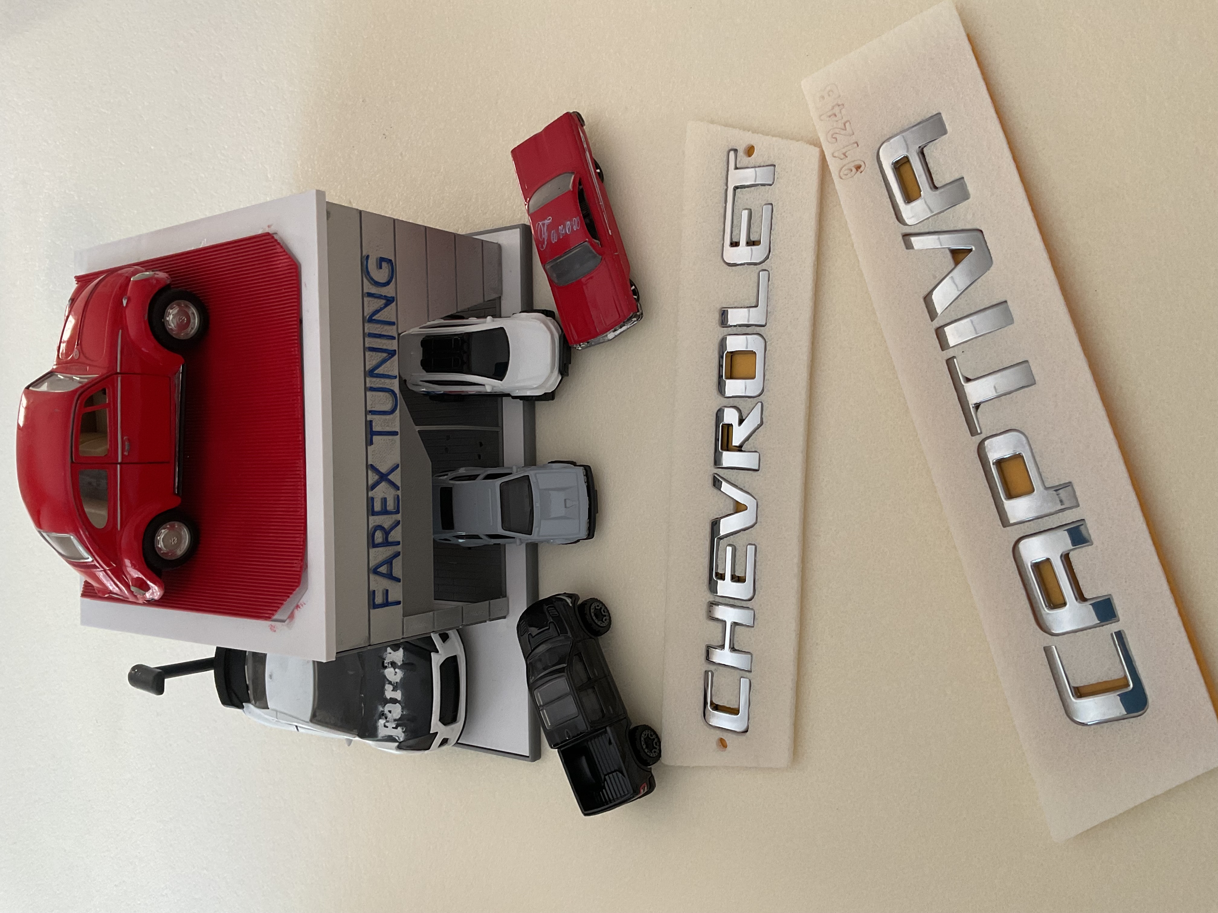 Chevrolet ve Captiva Krom Bagaj Yazısı Seti 2’li 3M 3D ABS