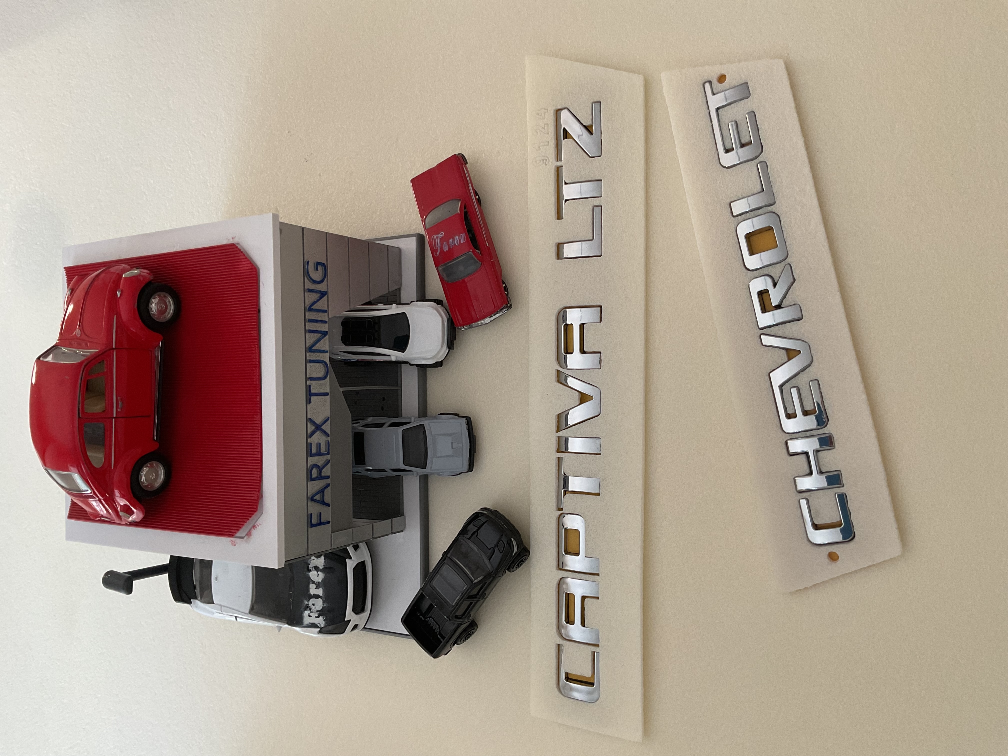 Chevrolet ve Captiva LTZ Krom Bagaj Yazısı Seti 2’li 3M 3D ABS