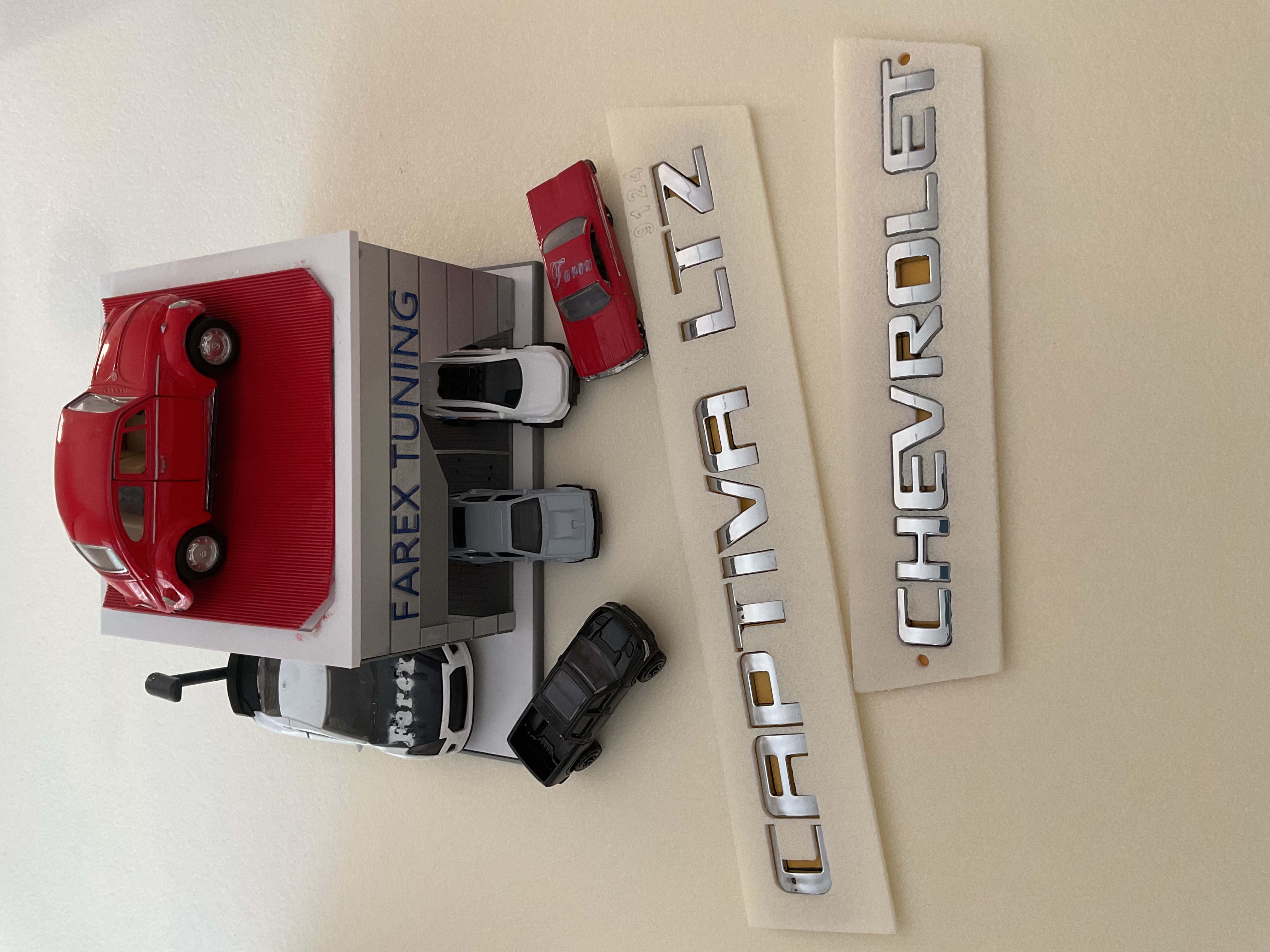 Chevrolet ve Captiva LTZ Krom Bagaj Yazısı Seti 2’li 3M 3D ABS