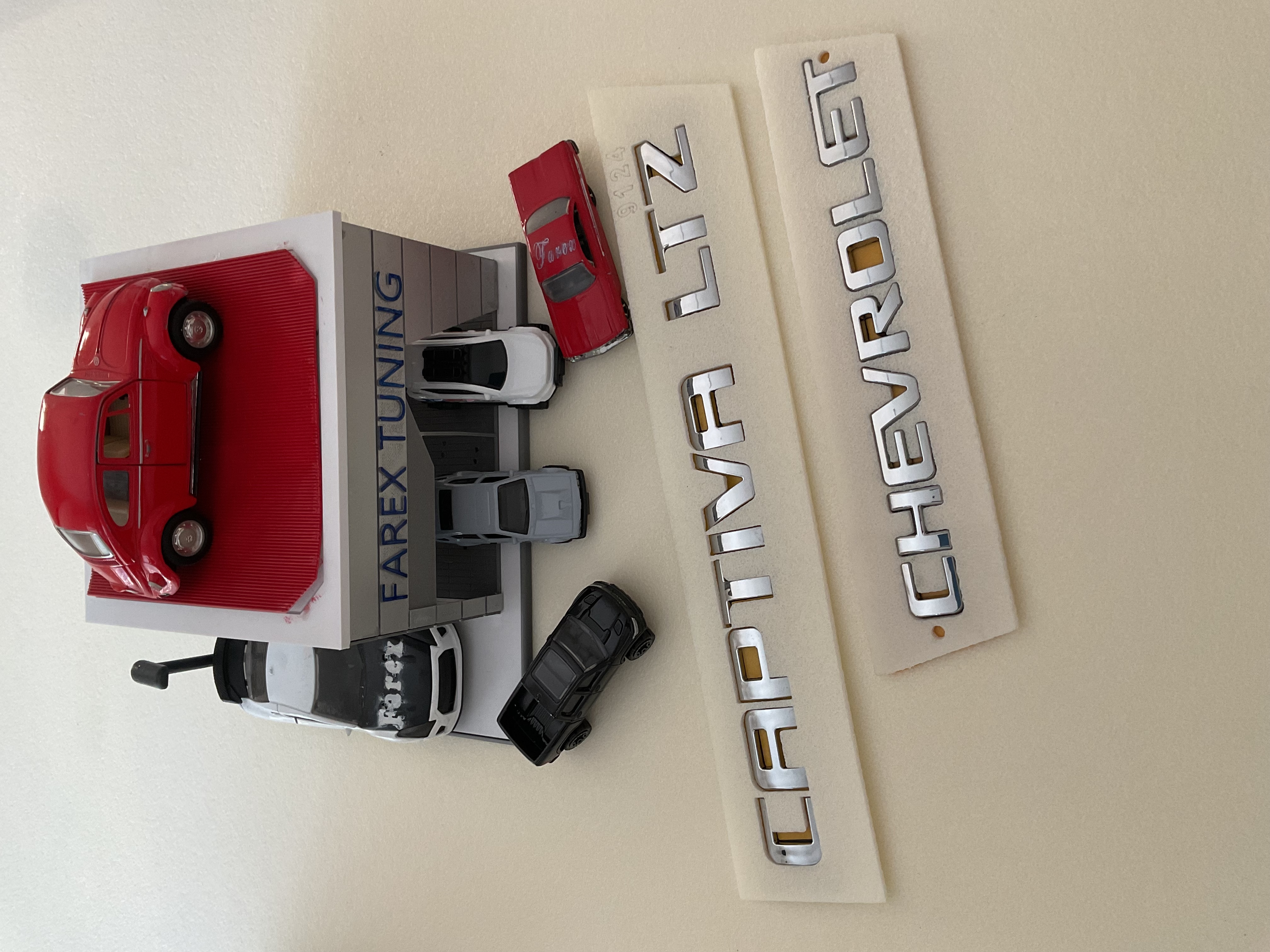 Chevrolet ve Captiva LTZ Krom Bagaj Yazısı Seti 2’li 3M 3D ABS