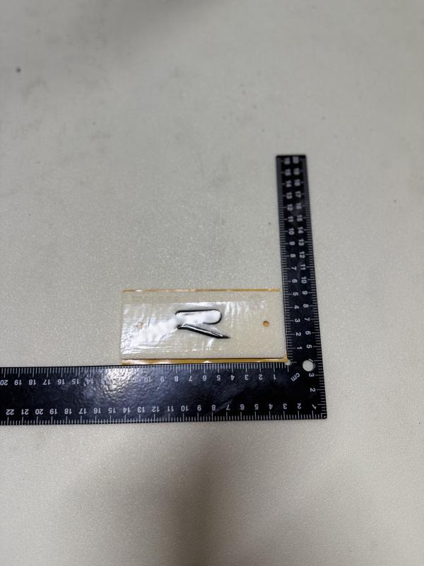 Volkswagen Uyumlu Yeni Nesil R Bagaj Arması Piano Black Küçük Boy 4,5 cm 3M 3D ABS