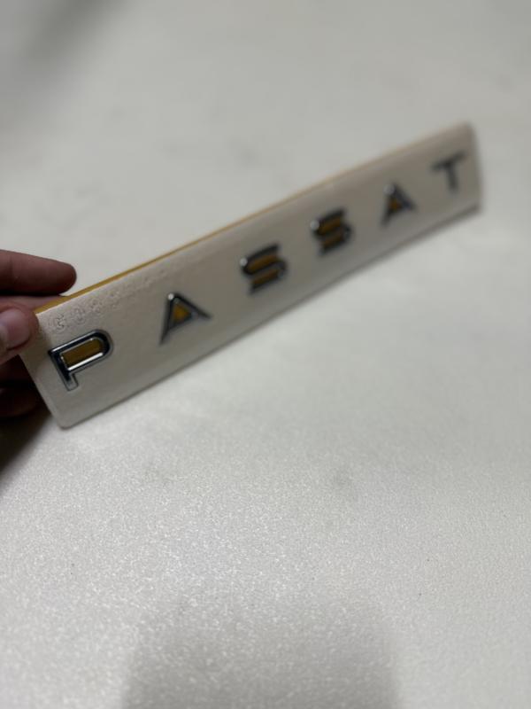 Volkswagen Passat Uyumlu Yeni Nesil Boşluklu Krom Bagaj Yazısı Logosu Arması 3M 3D ABS