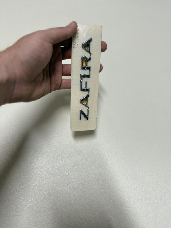Opel Zafira Krom Bagaj Yazısı Logosu Arması 3M 3D ABS
